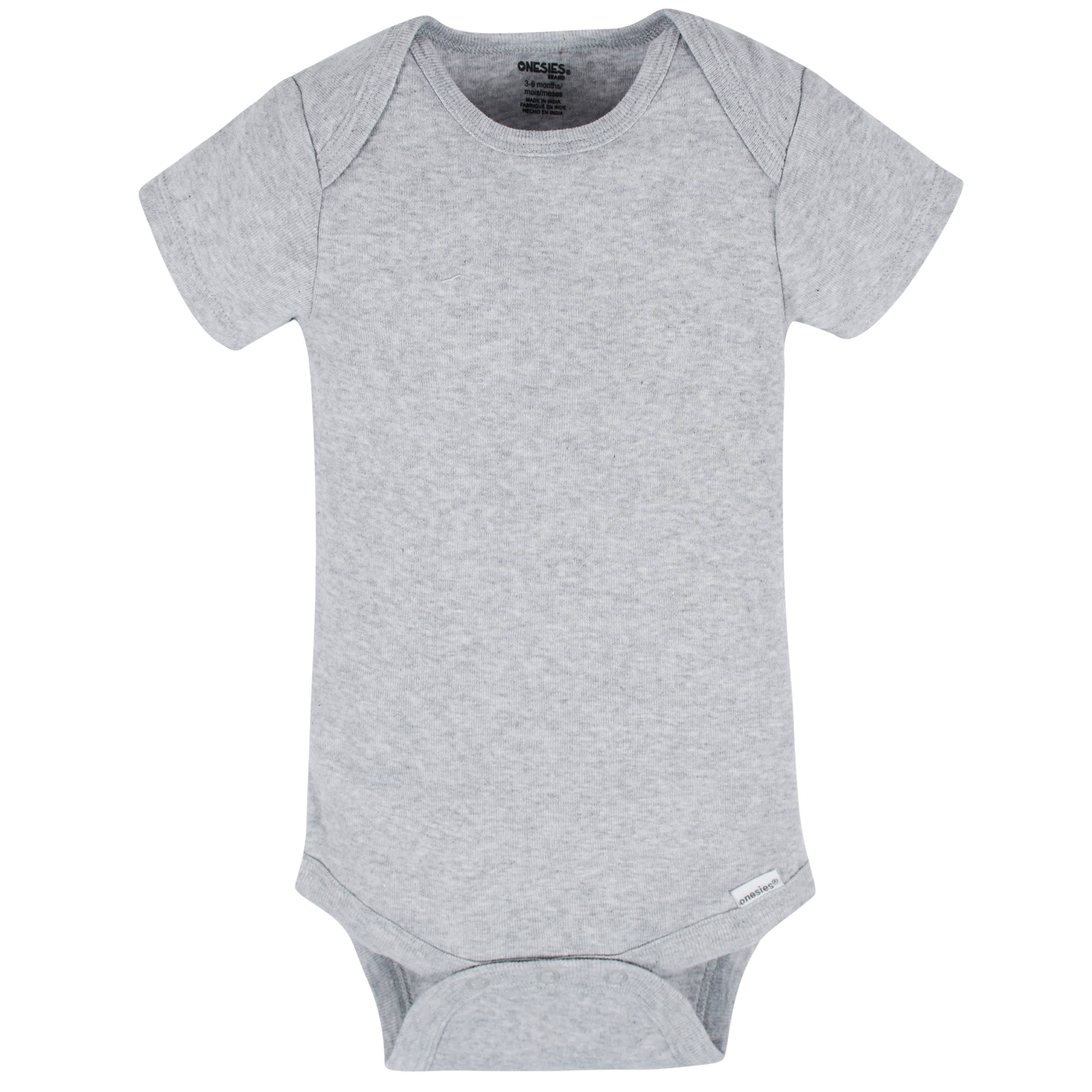 8-Pack Baby Neutral Neutrals Short Sleeve Onesies® Bodysuits - Image 4