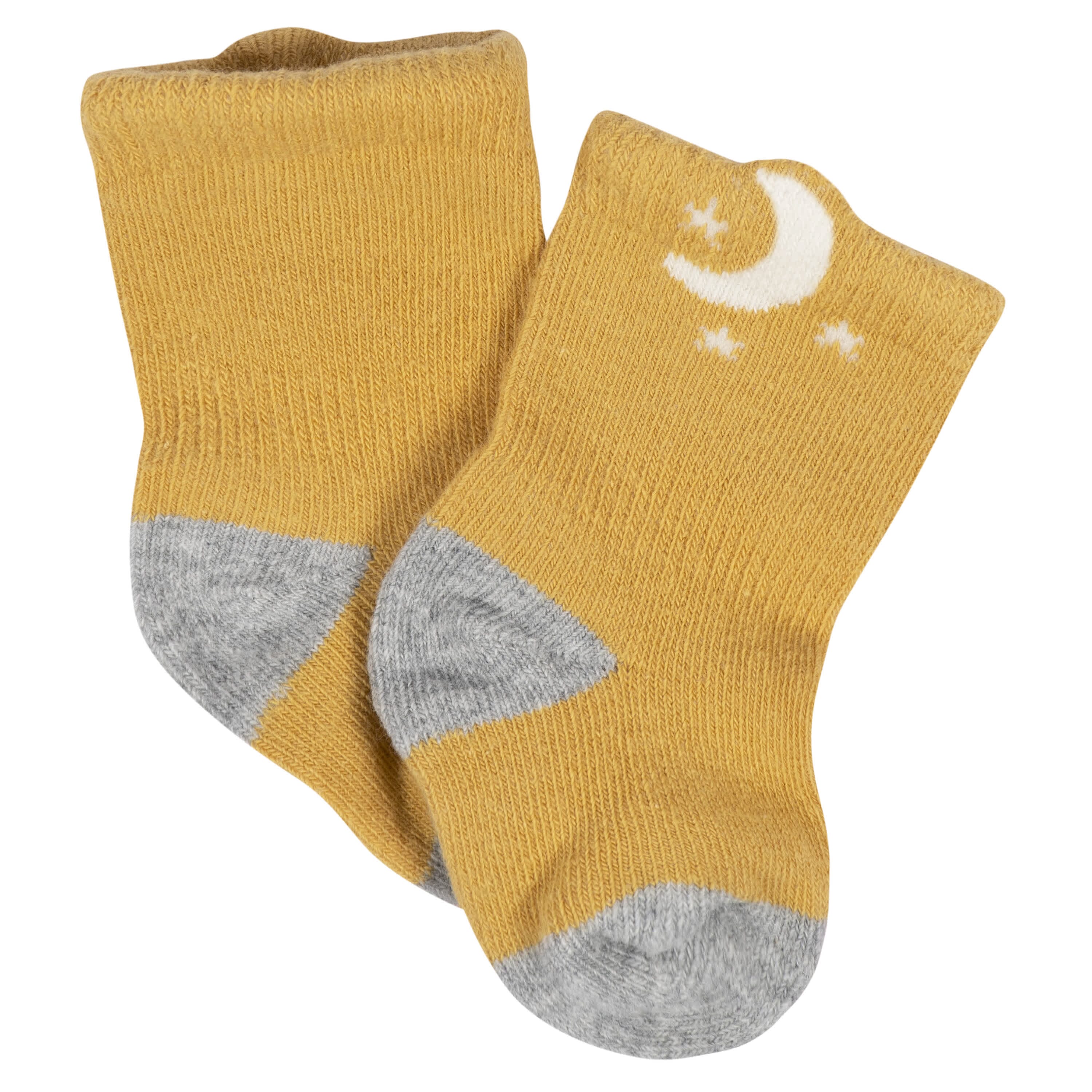 8-Pack Baby Neutral Southwest Jersey Wiggle Proof® Socks - Image 2