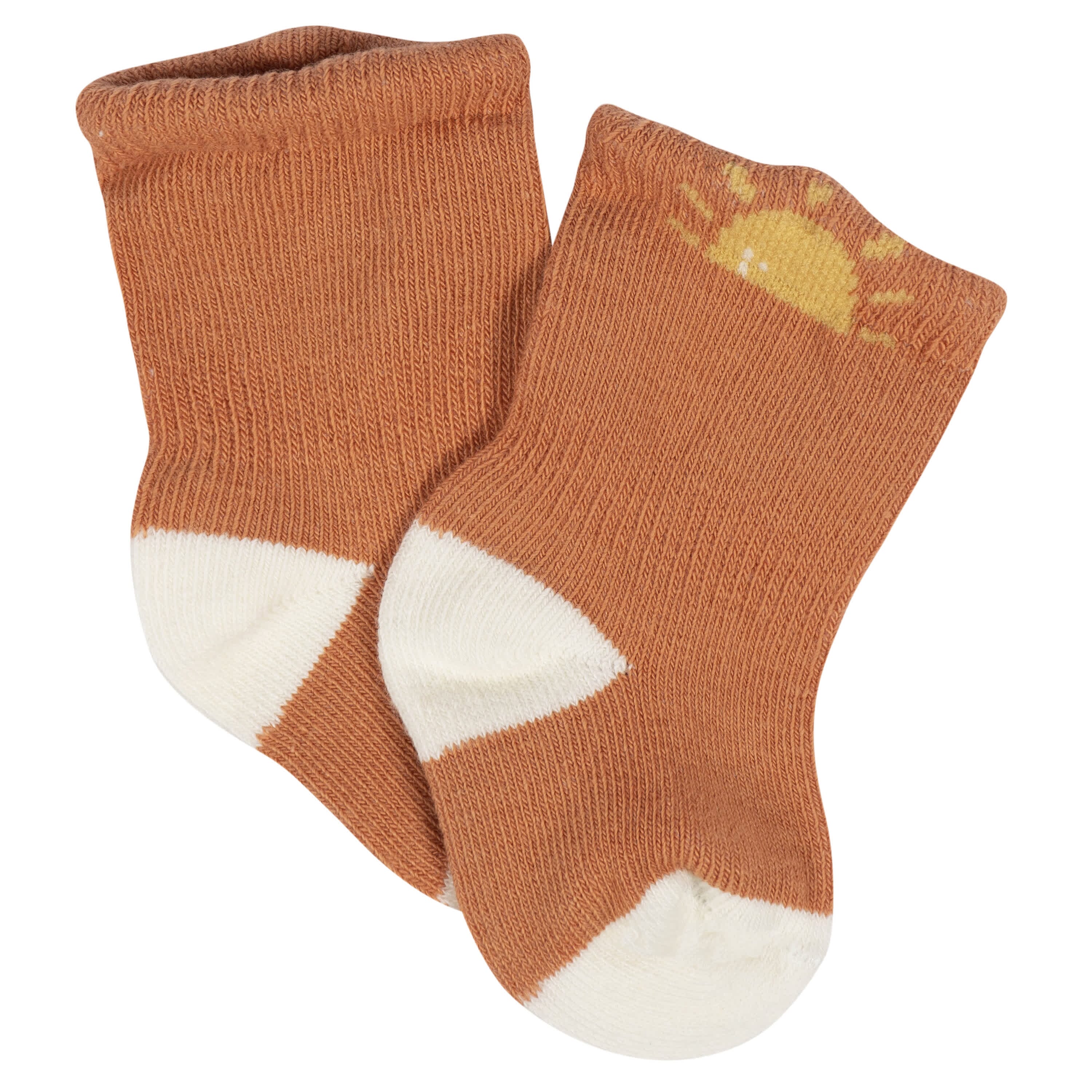 8-Pack Baby Neutral Southwest Jersey Wiggle Proof® Socks - Image 6