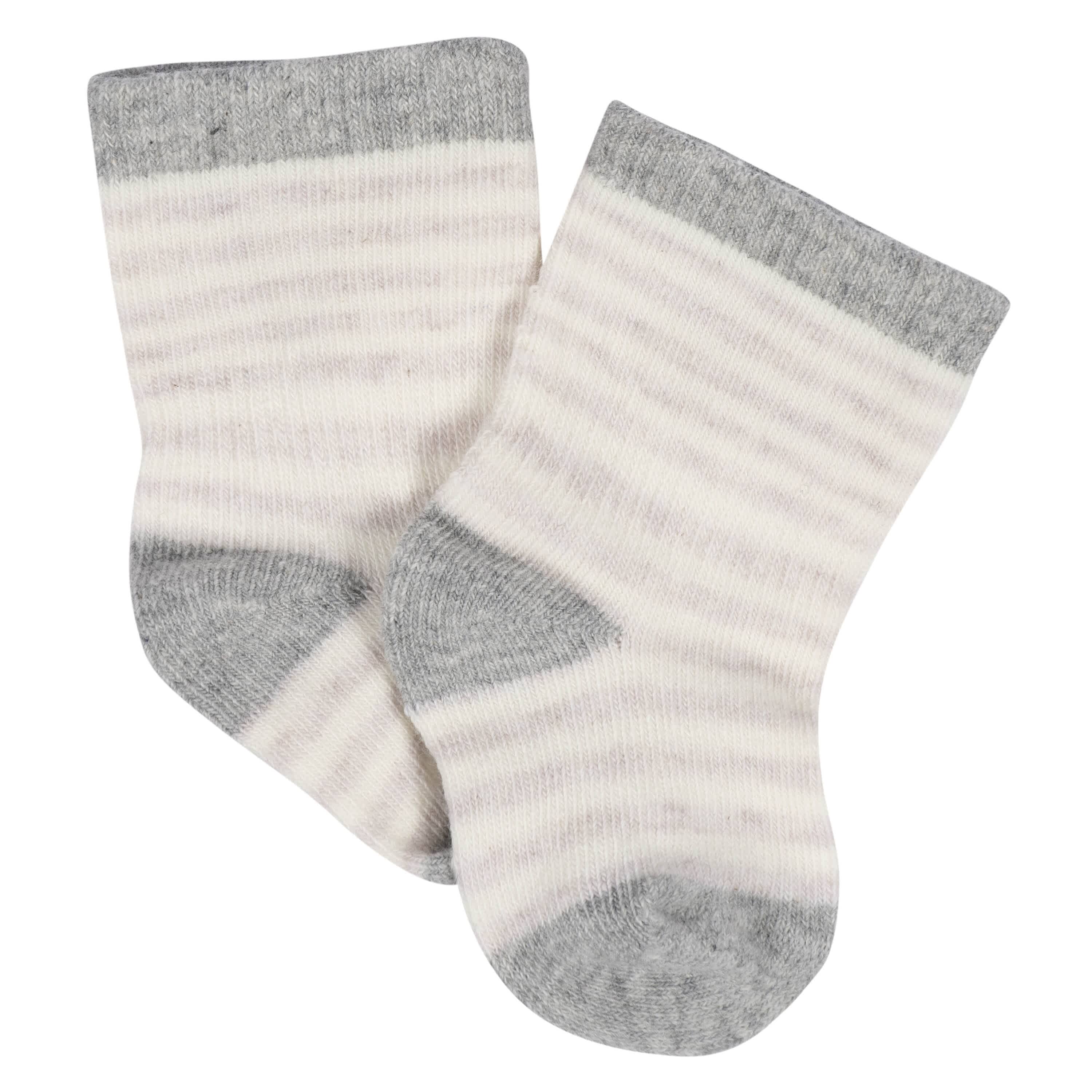 8-Pack Baby Neutral Southwest Jersey Wiggle Proof® Socks - Image 8
