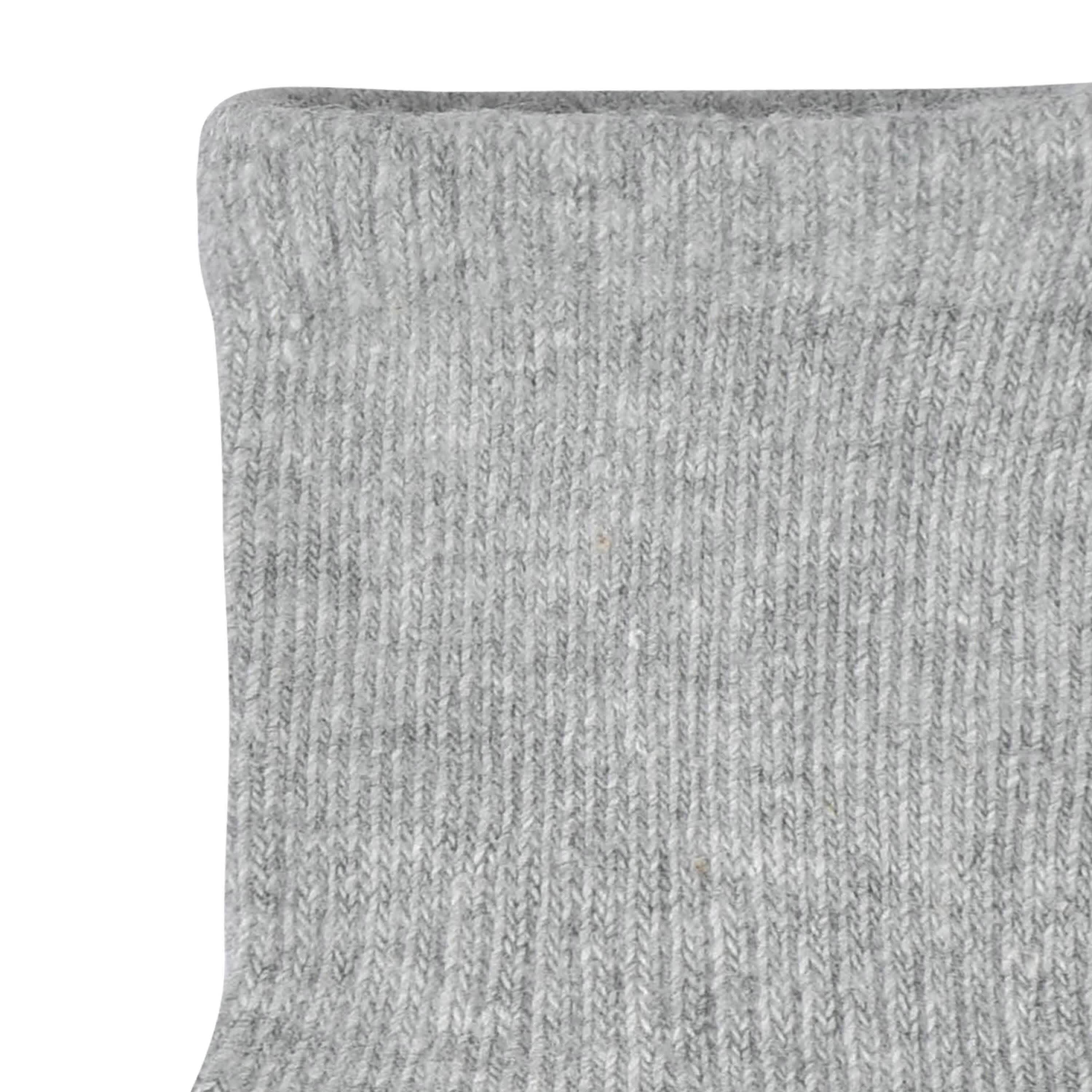 8-Pack Baby & Toddler Gray Heather Wiggle Proof® Jersey Crew Socks - Image 4