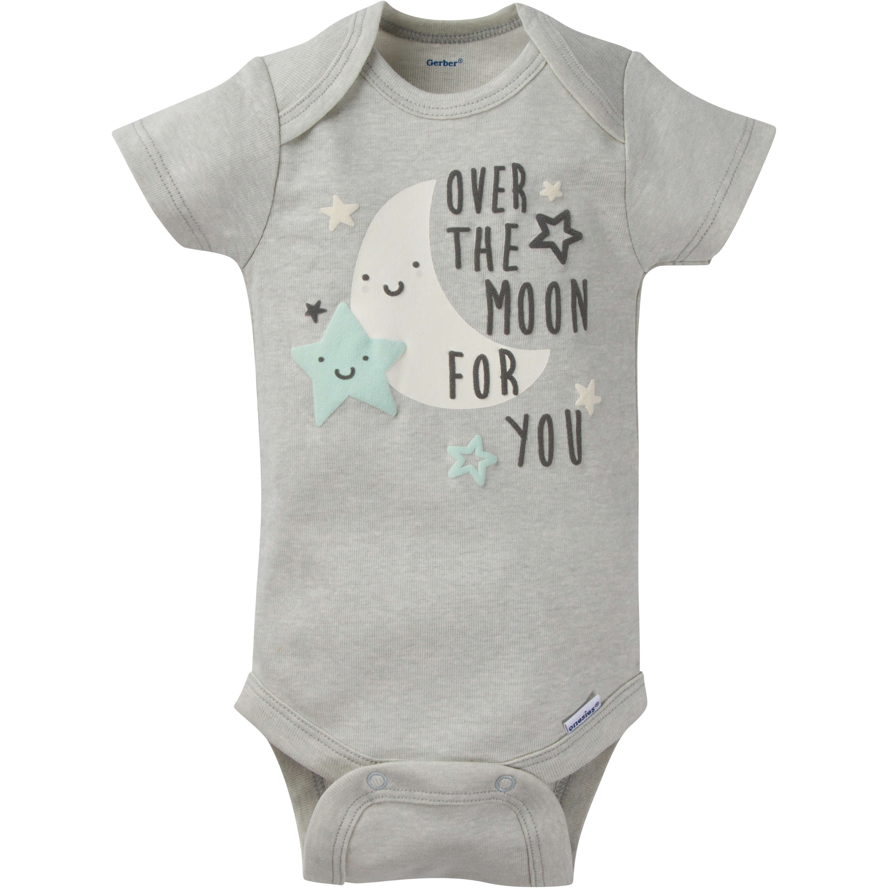 8-Pack Baby Neutral Elephant Short-Sleeve OnesiesĀ® Bodysuits - Image 3