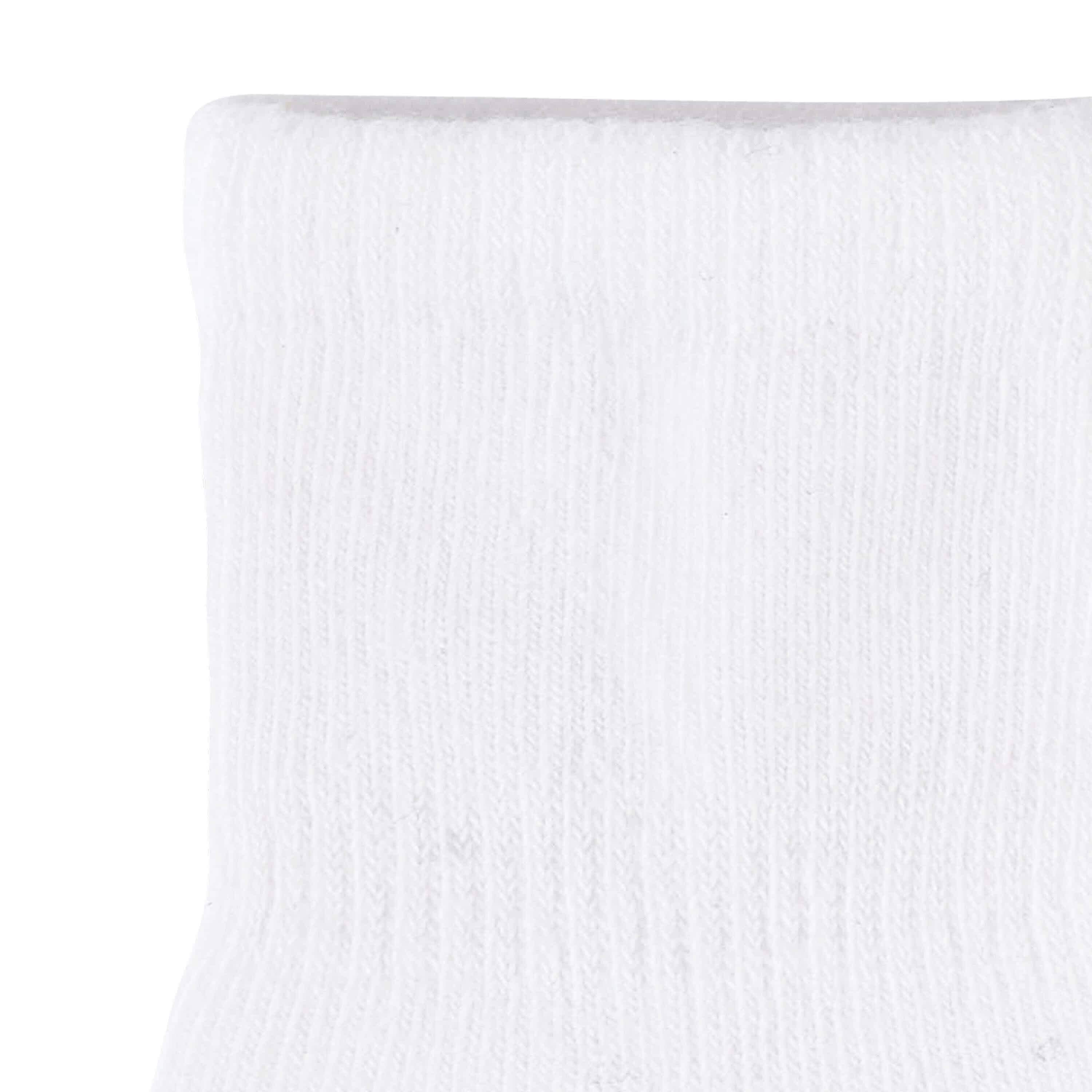8-Pack Baby & Toddler White Wiggle Proof® Jersey Crew Socks - Image 4