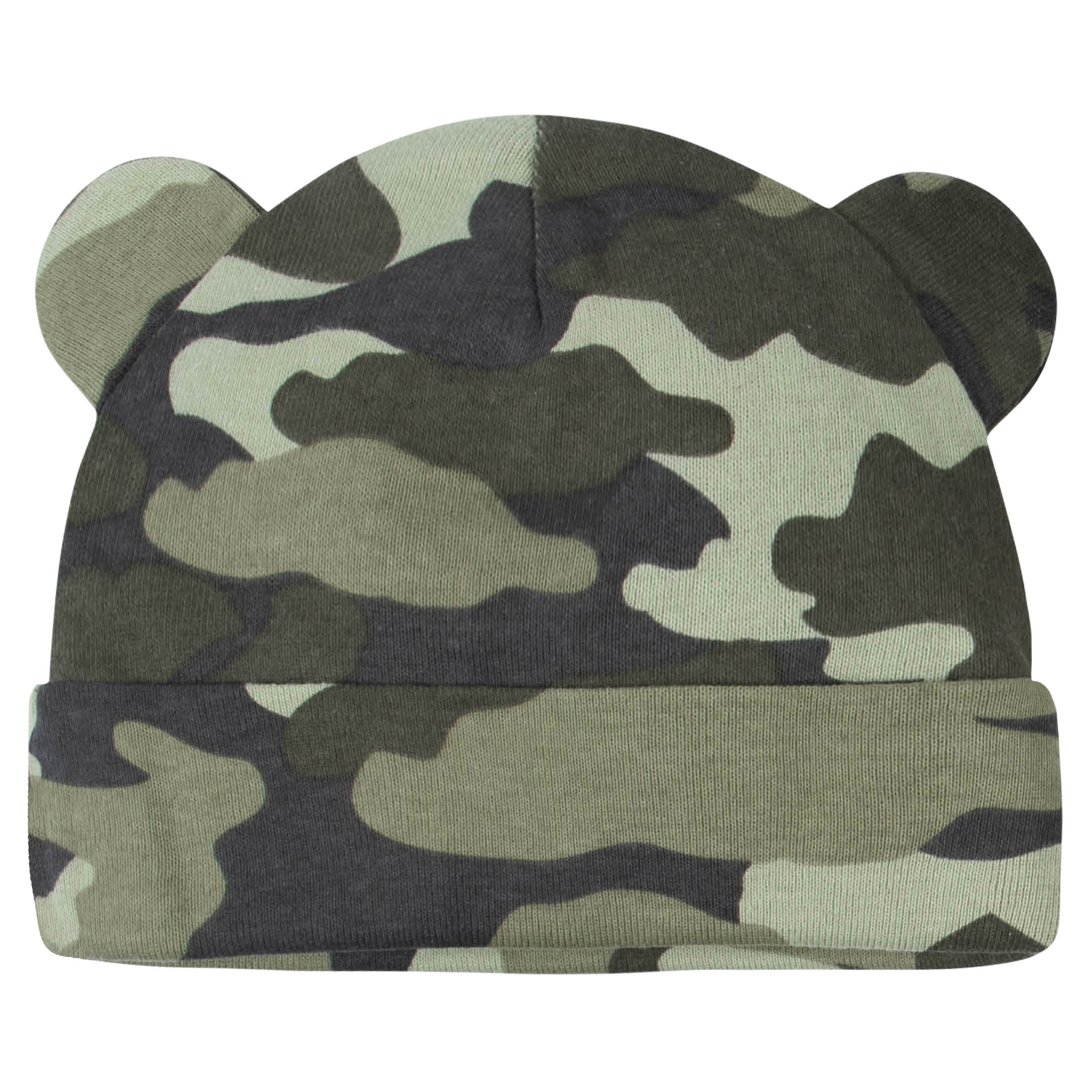 8-Piece Baby Boys Bear Caps & Mittens Set - Image 2