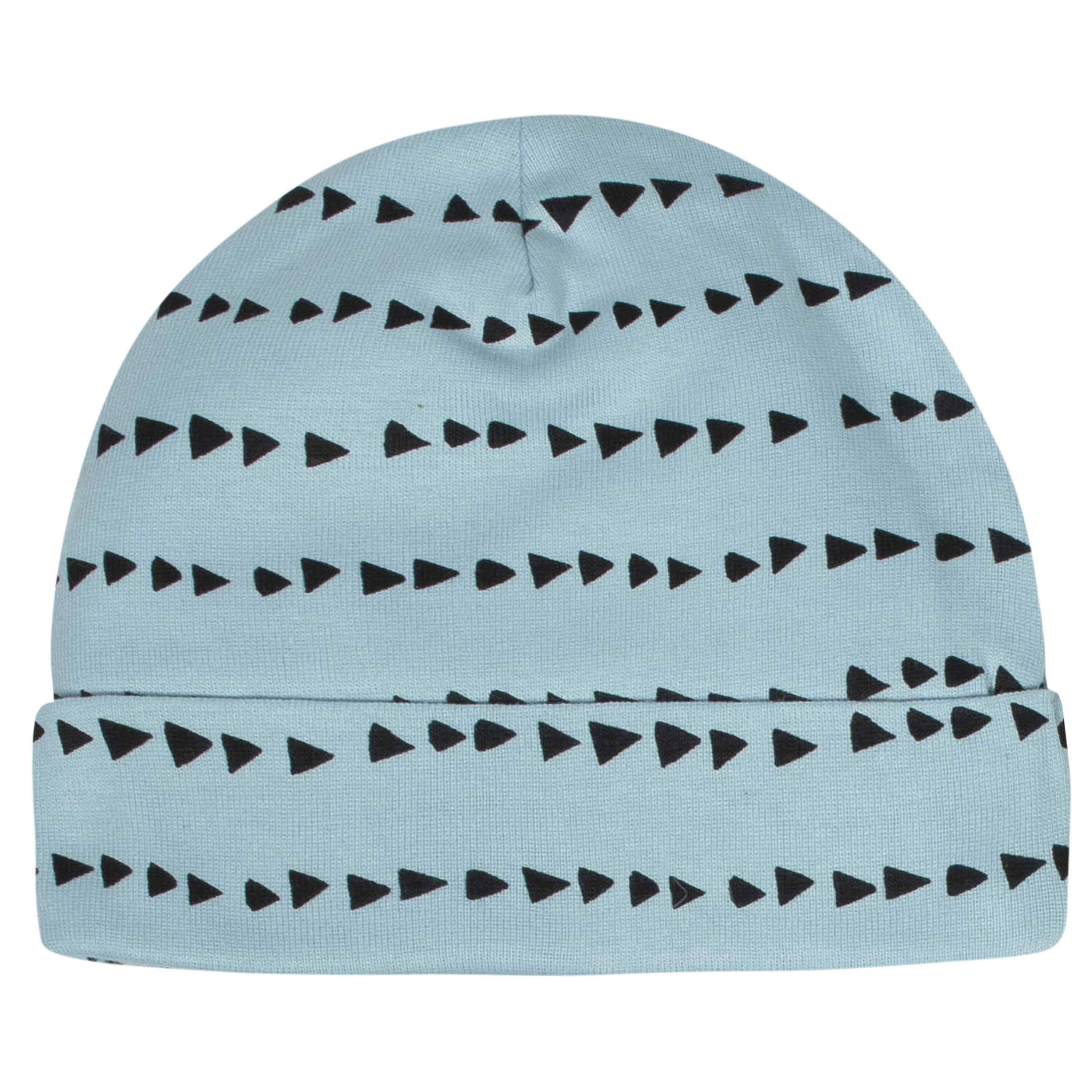 8-Piece Baby Boys Dino Caps & Mittens Set - Image 3