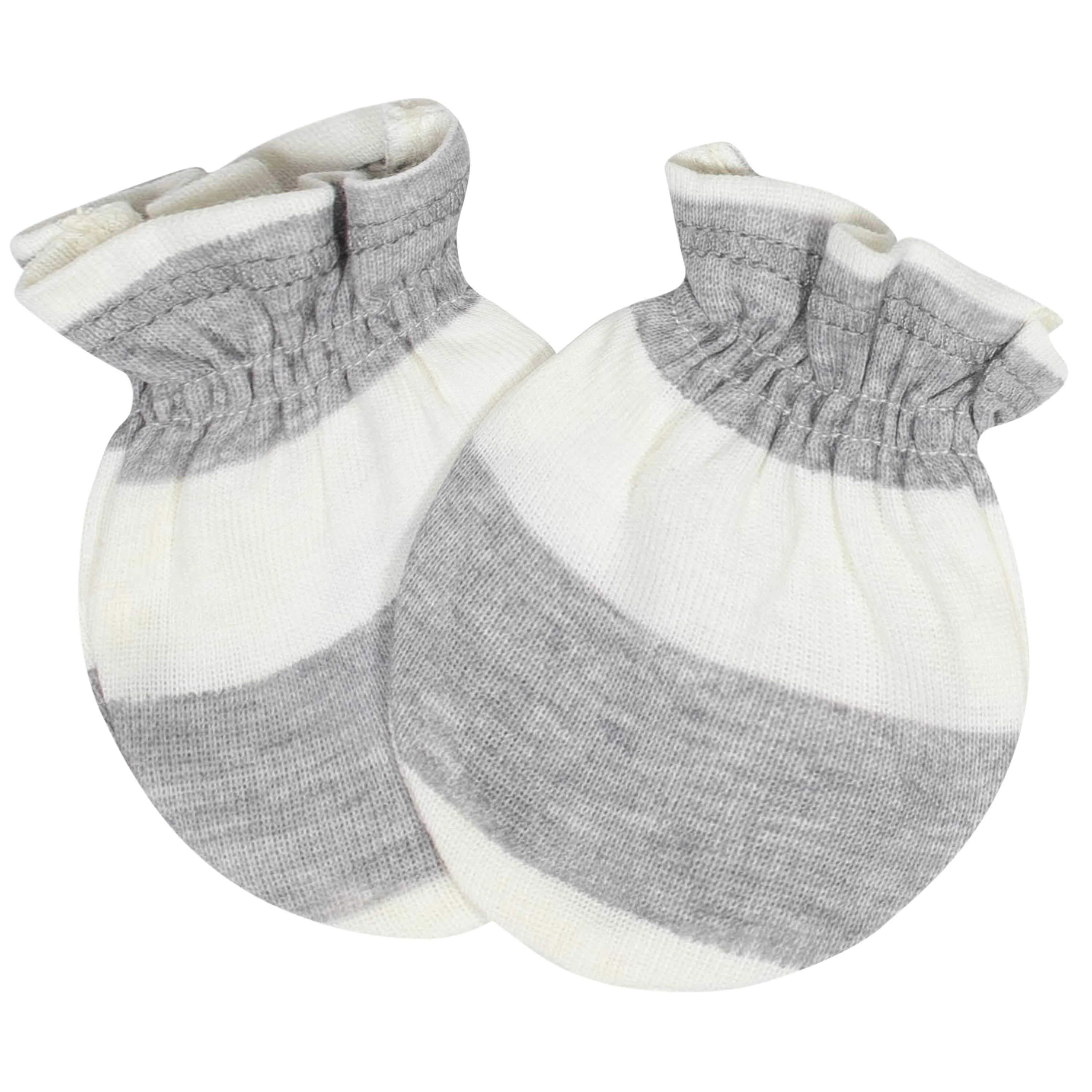 8-Piece Baby Boys Dino Caps & Mittens Set - Image 7