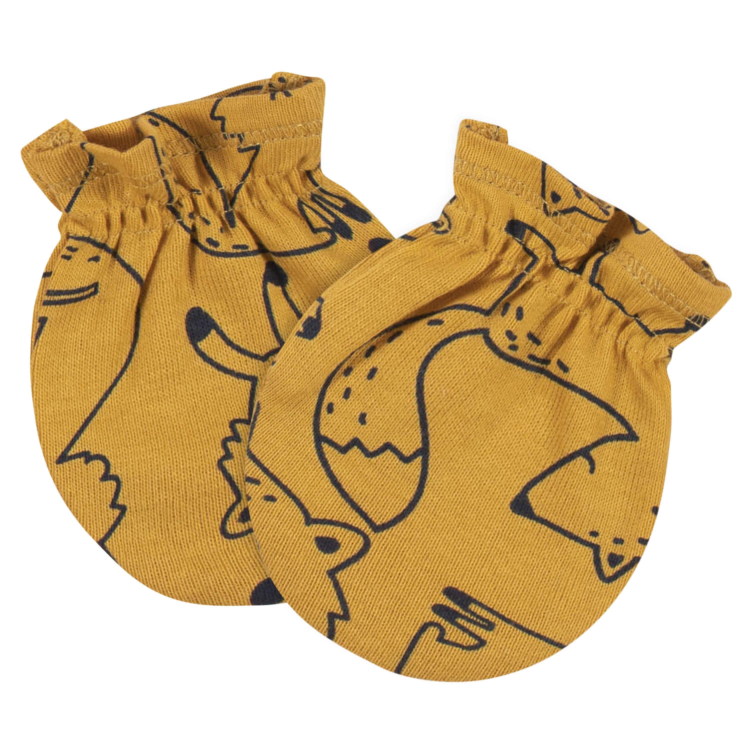 8-Piece Baby Boys Fox Caps & Mittens Set - Image 9