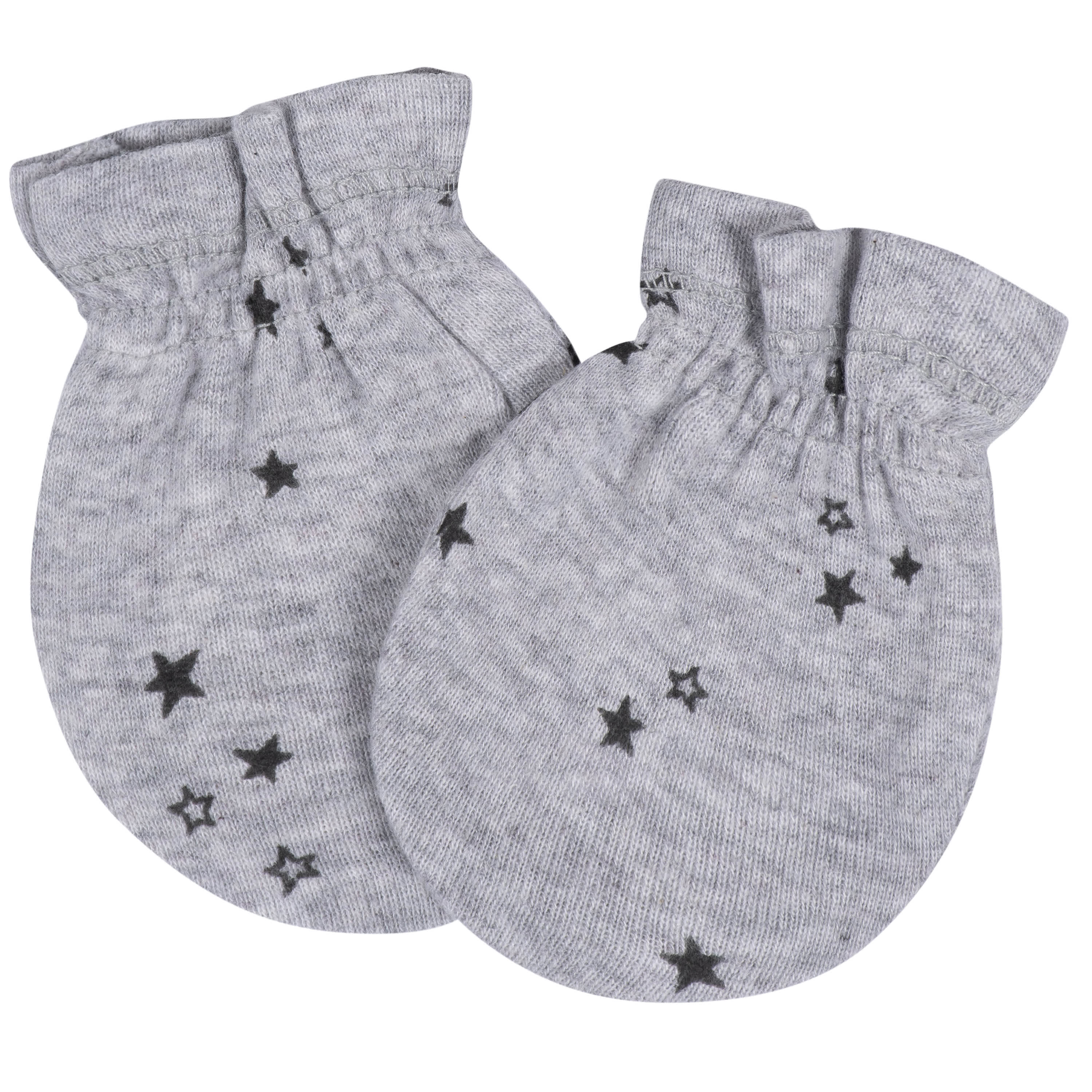 8-Piece Baby Boys Space Explorer No Scratch Mittens & Caps Set - Image 9
