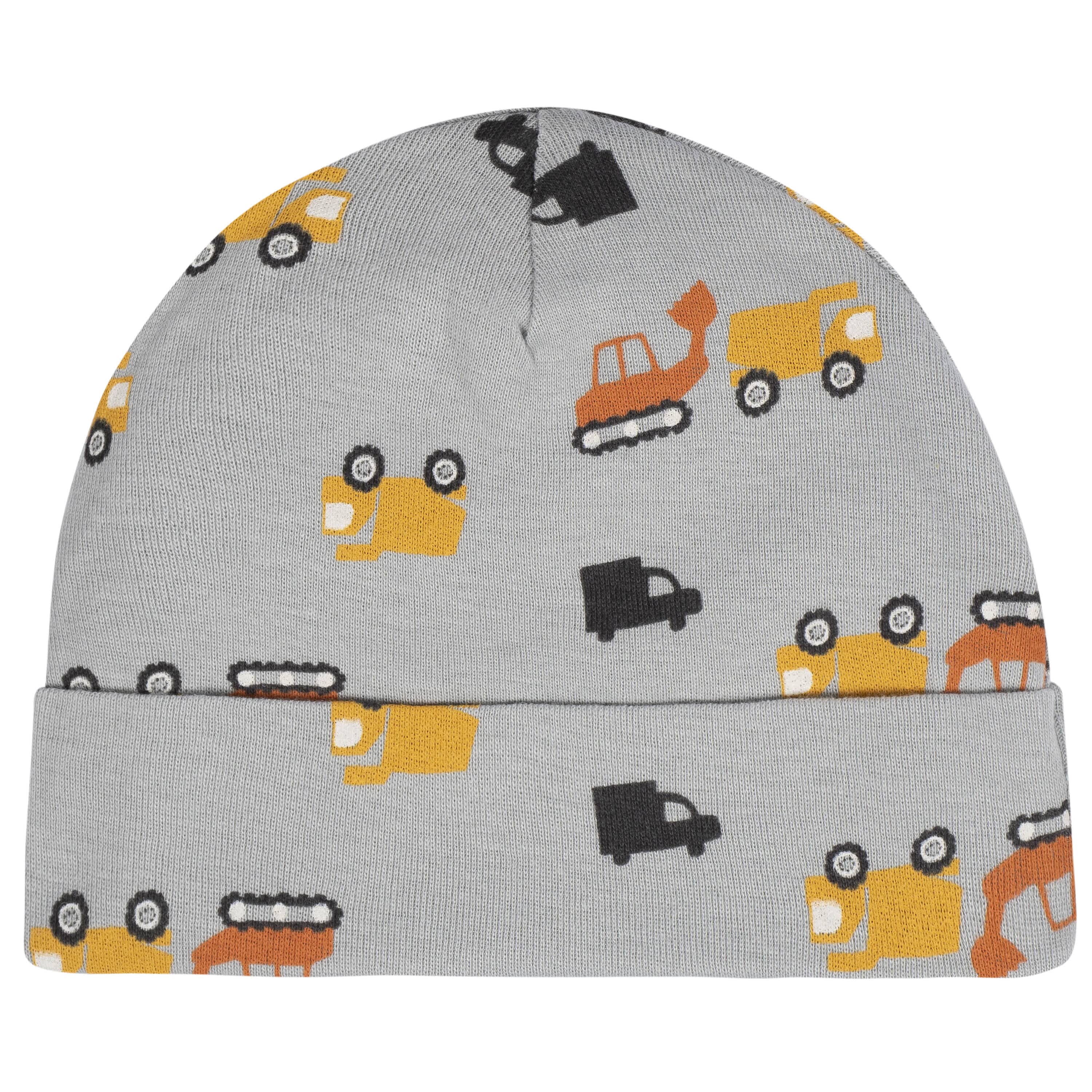 8-Piece Baby Boys Transportation Zone No Scratch Mittens & Caps Set - Image 6