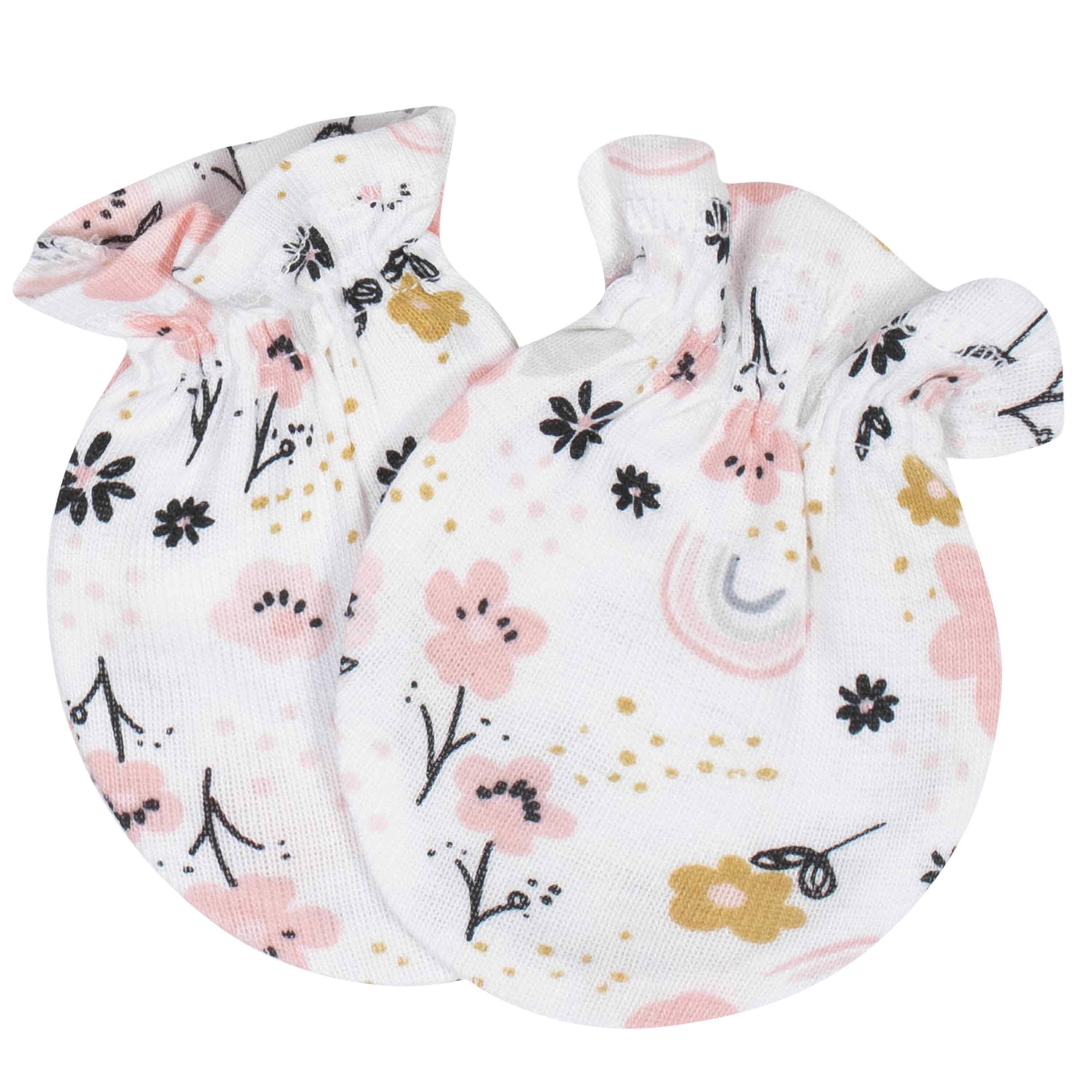 8-Piece Baby Girls Bear Caps & Mittens Set - Image 8