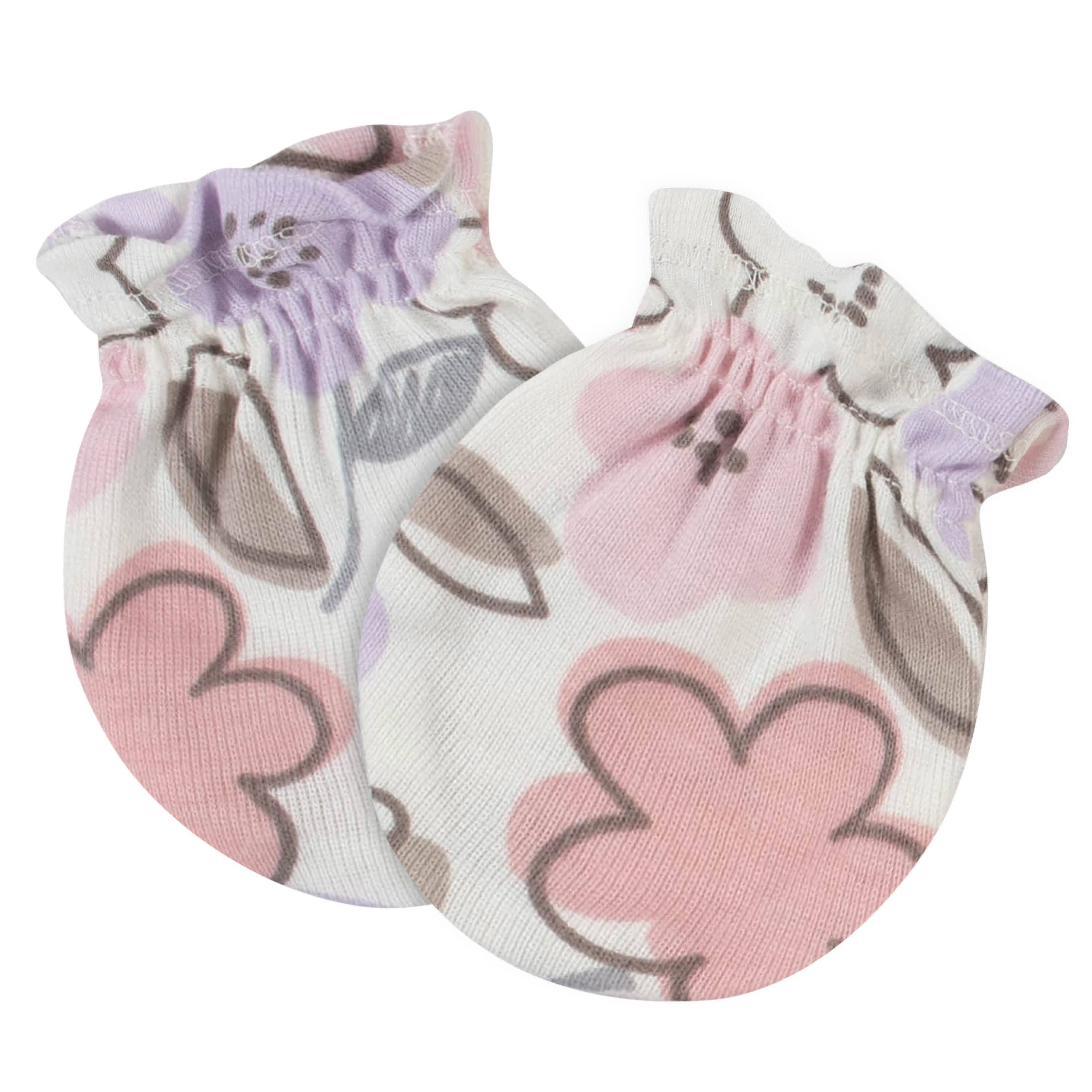8-Piece Baby Girls Bunny Caps & Mittens Set - Image 6