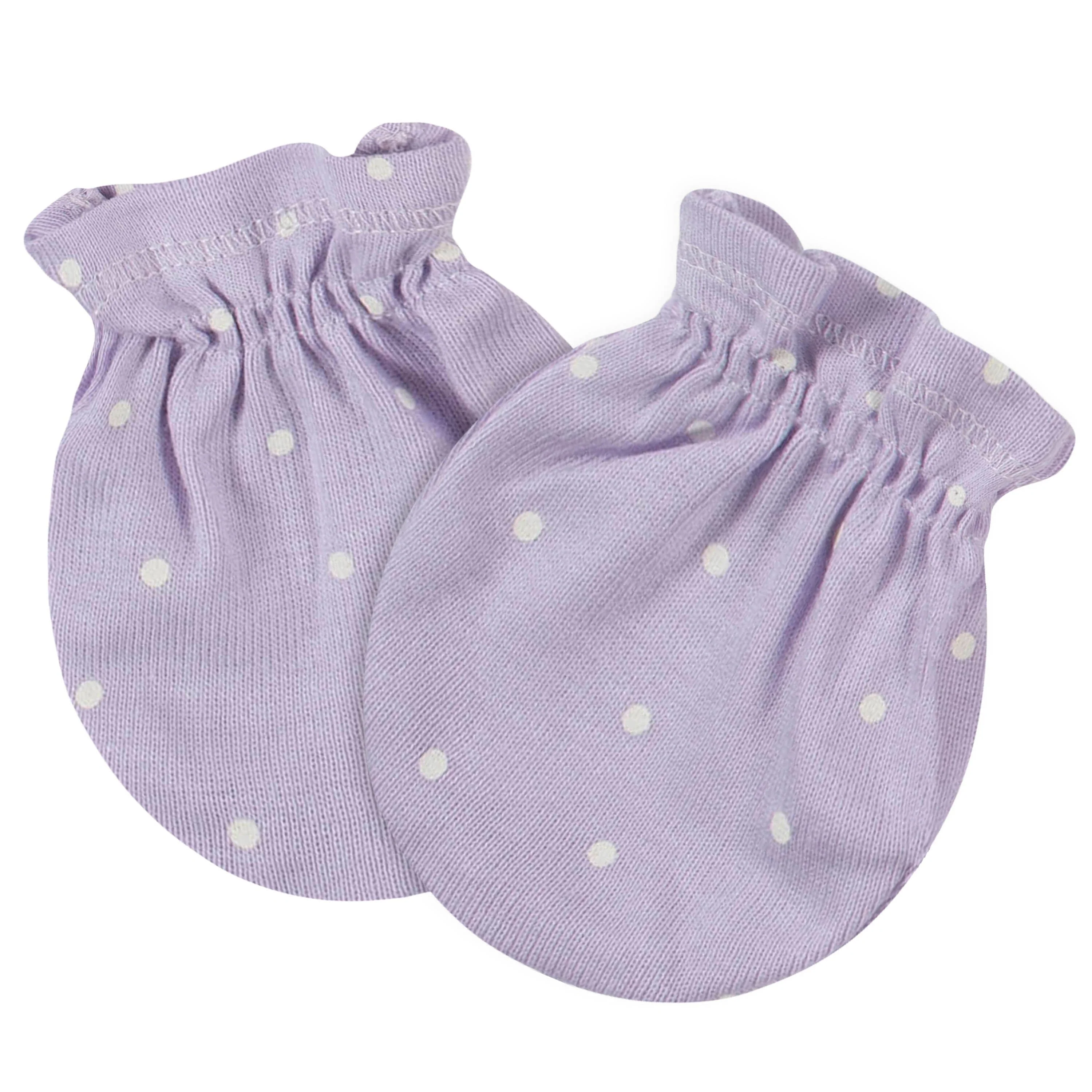 8-Piece Baby Girls Bunny Caps & Mittens Set - Image 9