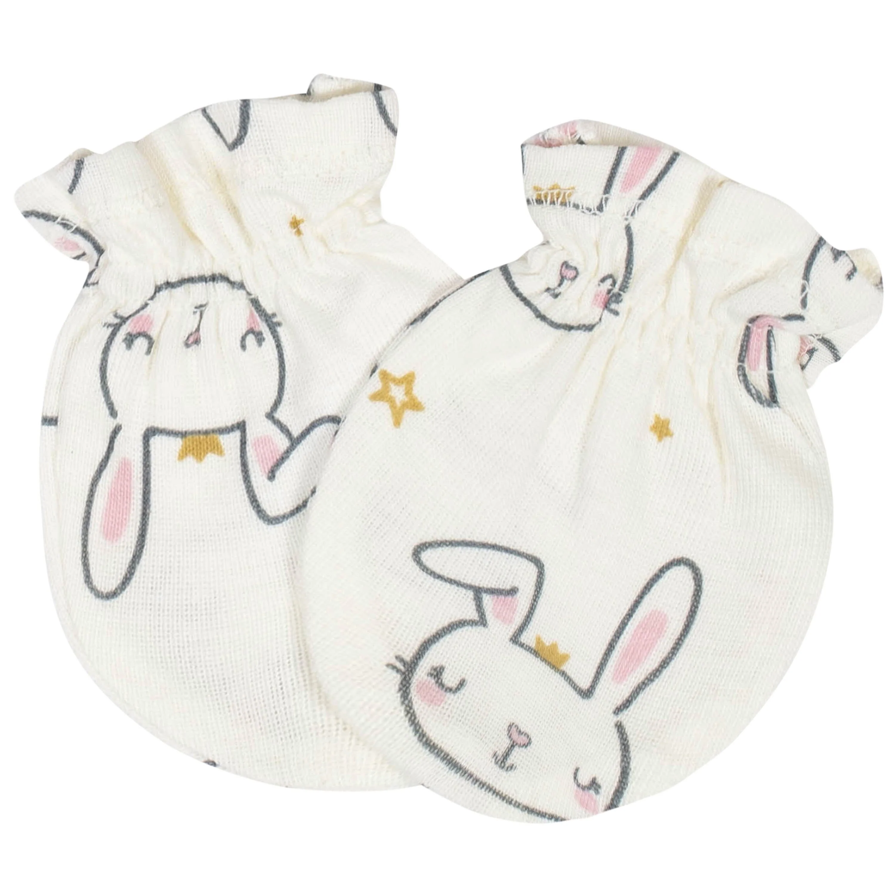 8-Piece Baby Girls Little Princess Caps & Mittens Set - Image 7