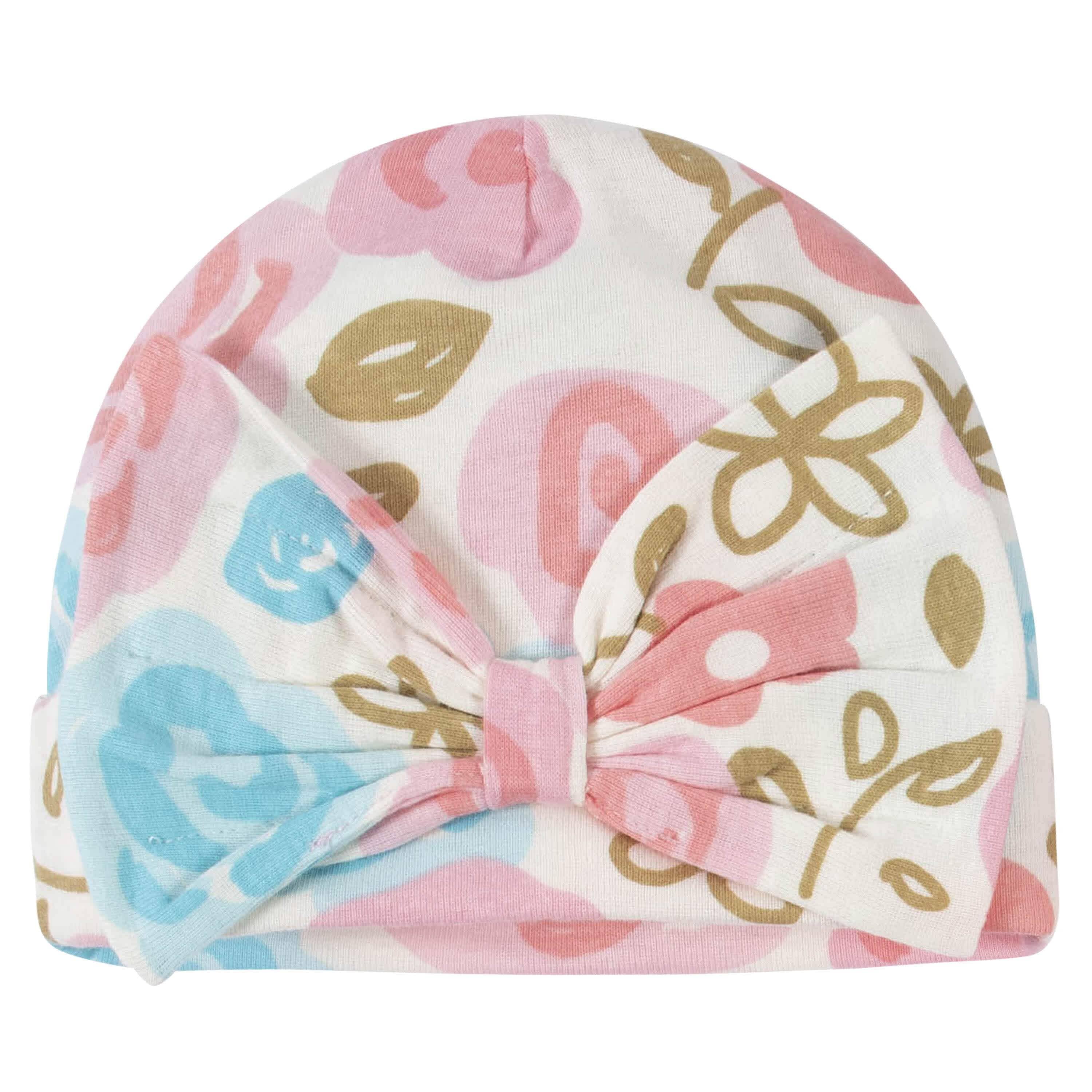 8-Piece Baby Girls Princess Caps & Mittens Set - Image 2