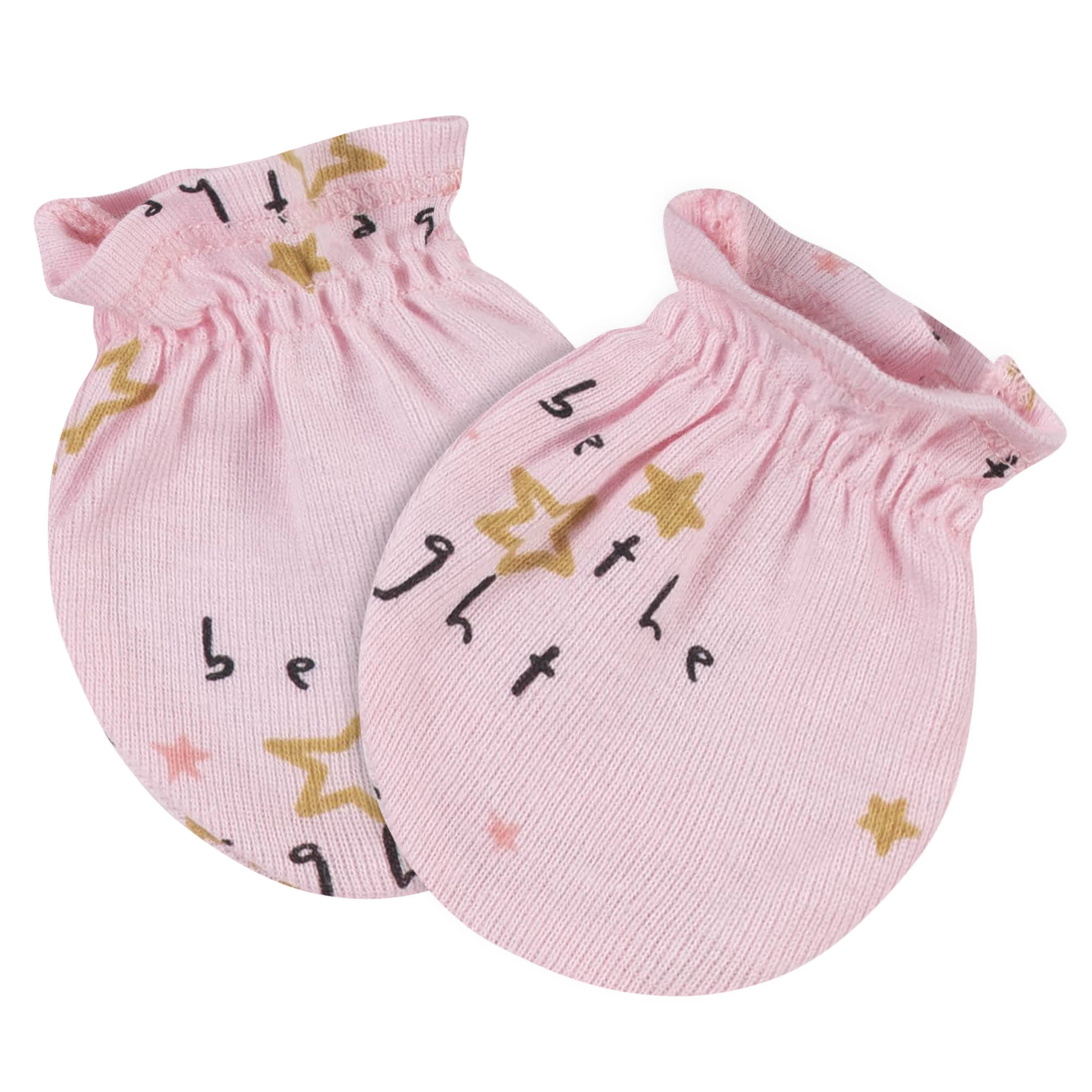 8-Piece Baby Girls Princess Caps & Mittens Set - Image 9