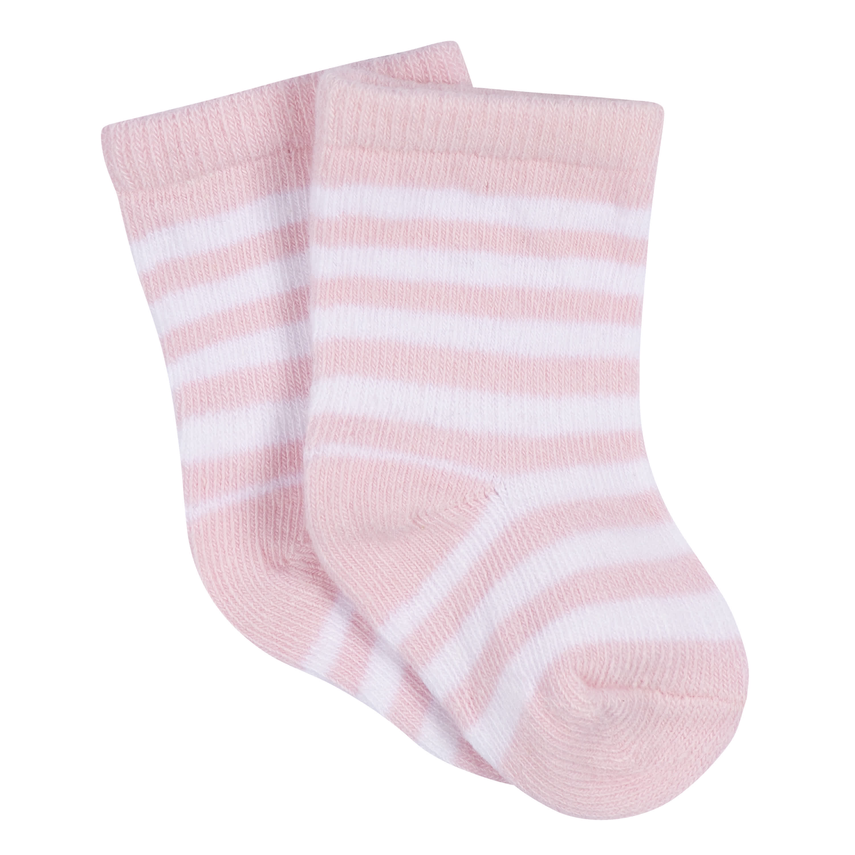 3-Pack Baby Girls Stars Jersey Crew Socks - Image 4