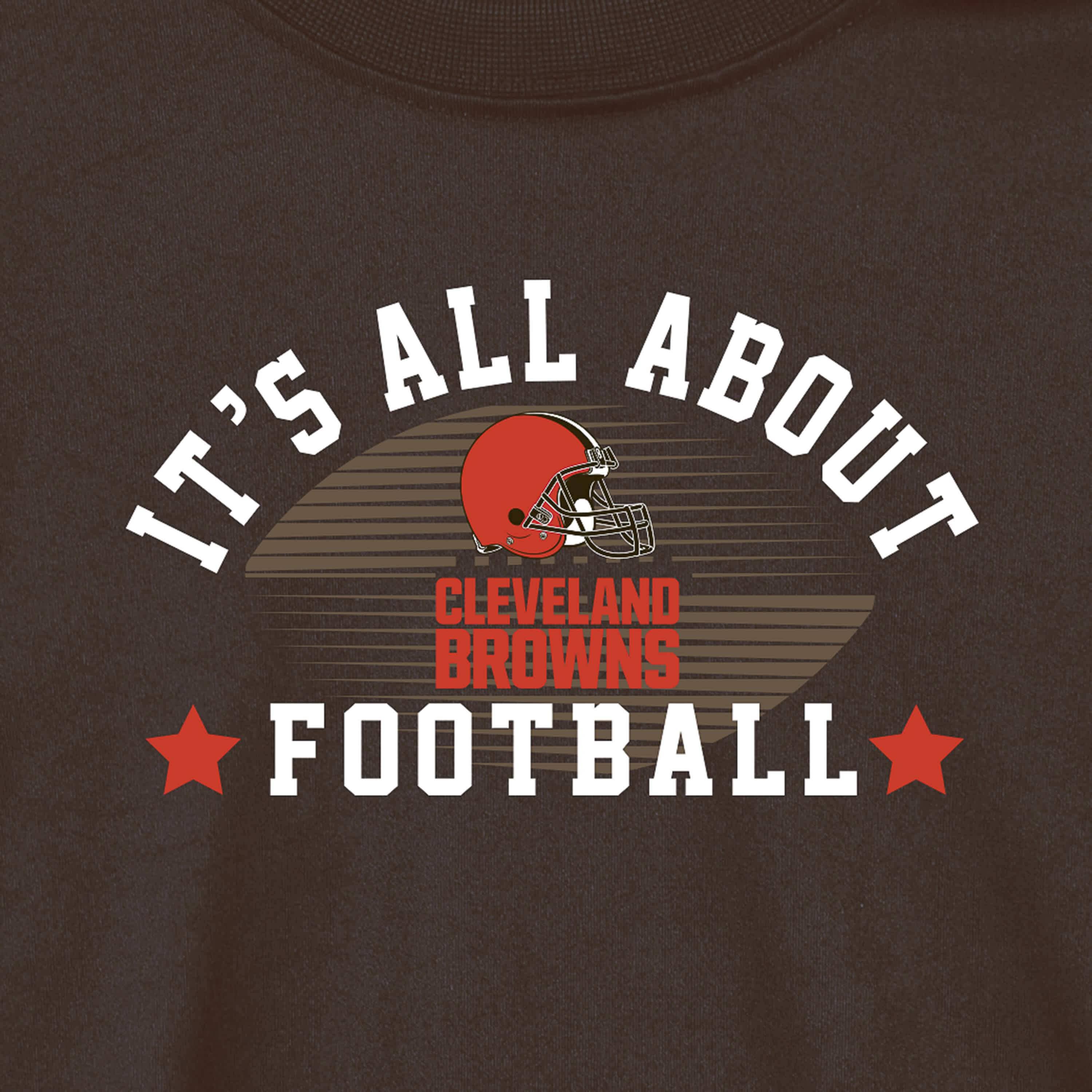 Cleveland Browns Baby & Toddler Boys Long Sleeve Tee Shirt - Image 2