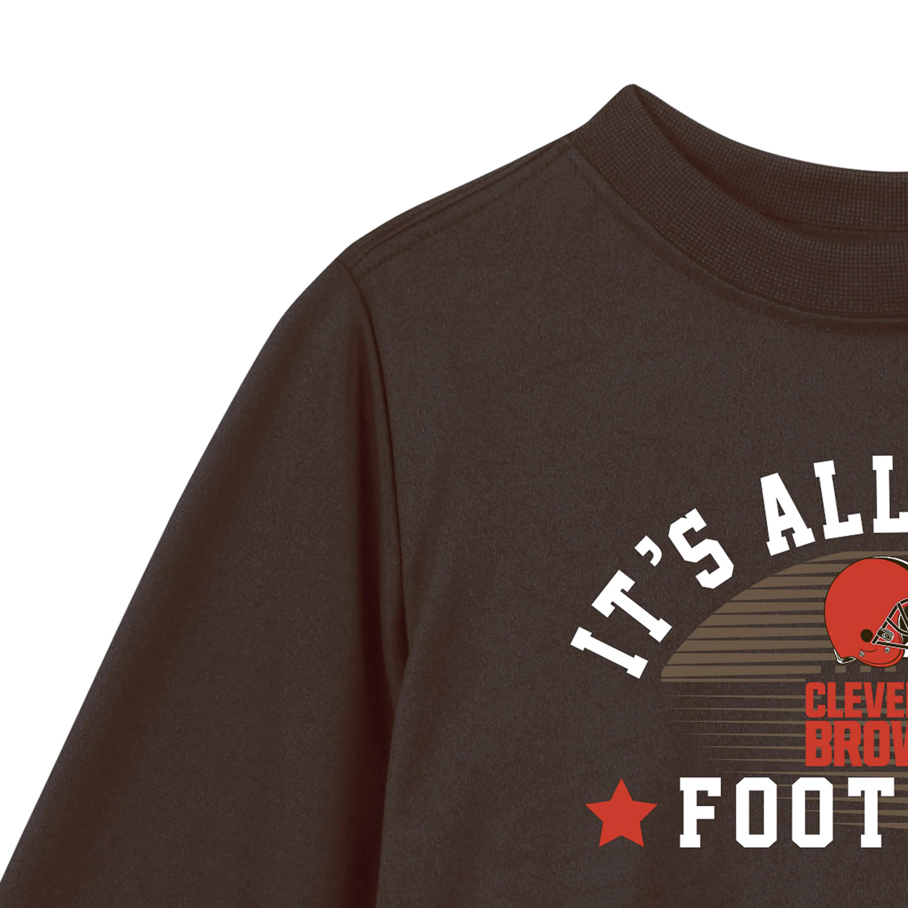 Cleveland Browns Baby & Toddler Boys Long Sleeve Tee Shirt - Image 4
