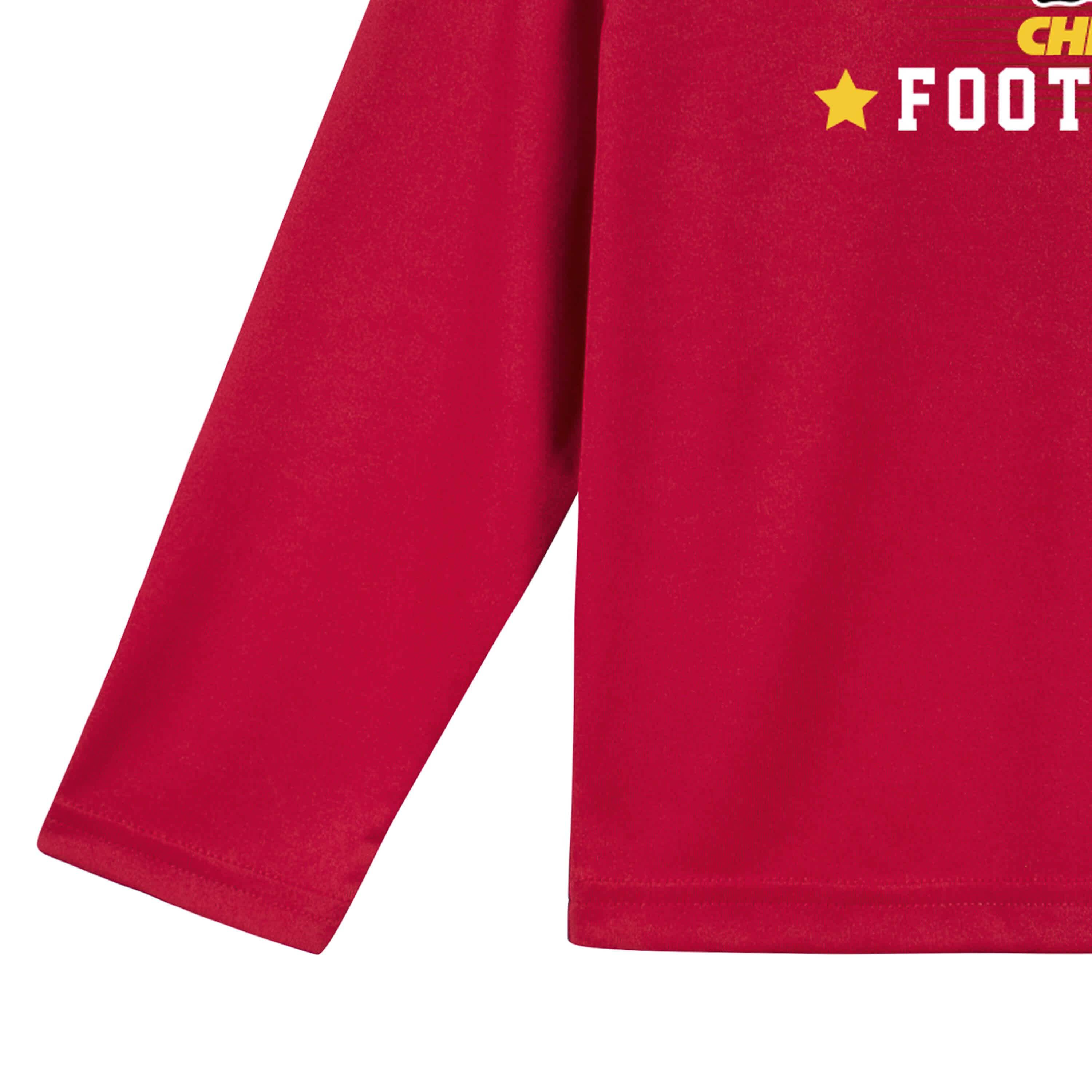 Kansas City Chiefs Baby & Toddler Boys Long Sleeve Tee Shirt - Image 3