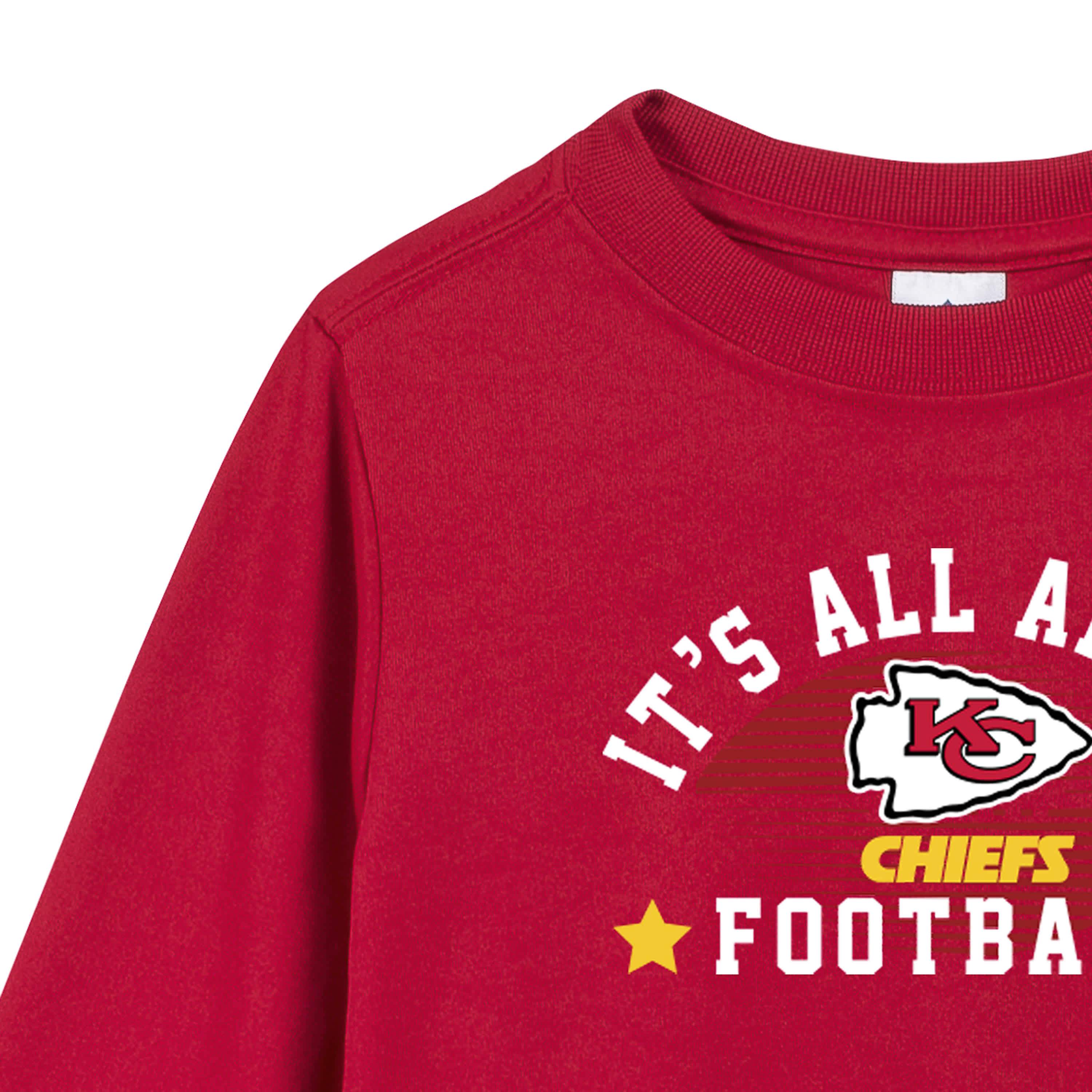 Kansas City Chiefs Baby & Toddler Boys Long Sleeve Tee Shirt - Image 4