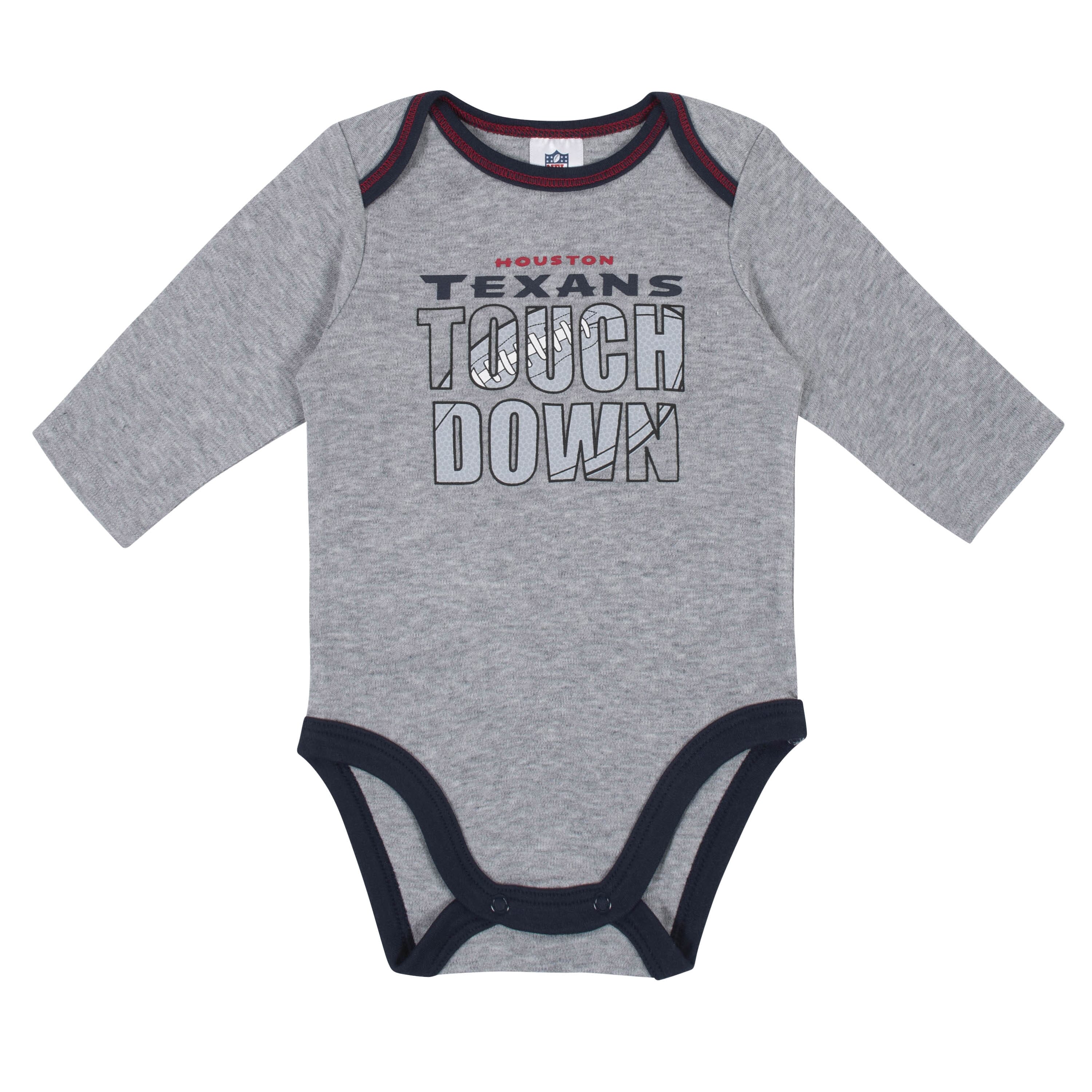 Baby Boys Houston Texans Long Sleeve Bodysuit, 2-packĀ - Image 2