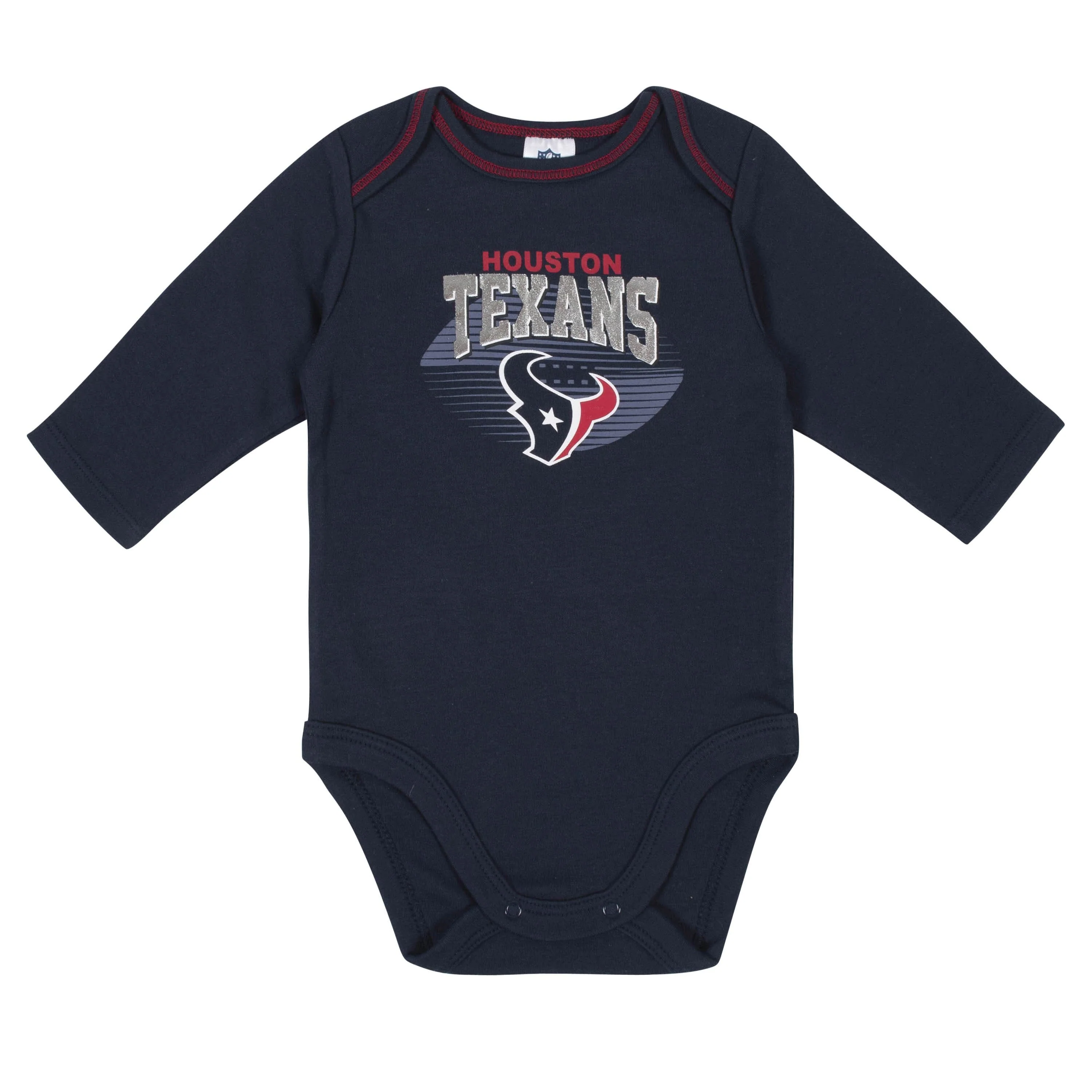 Baby Boys Houston Texans Long Sleeve Bodysuit, 2-packĀ - Image 3
