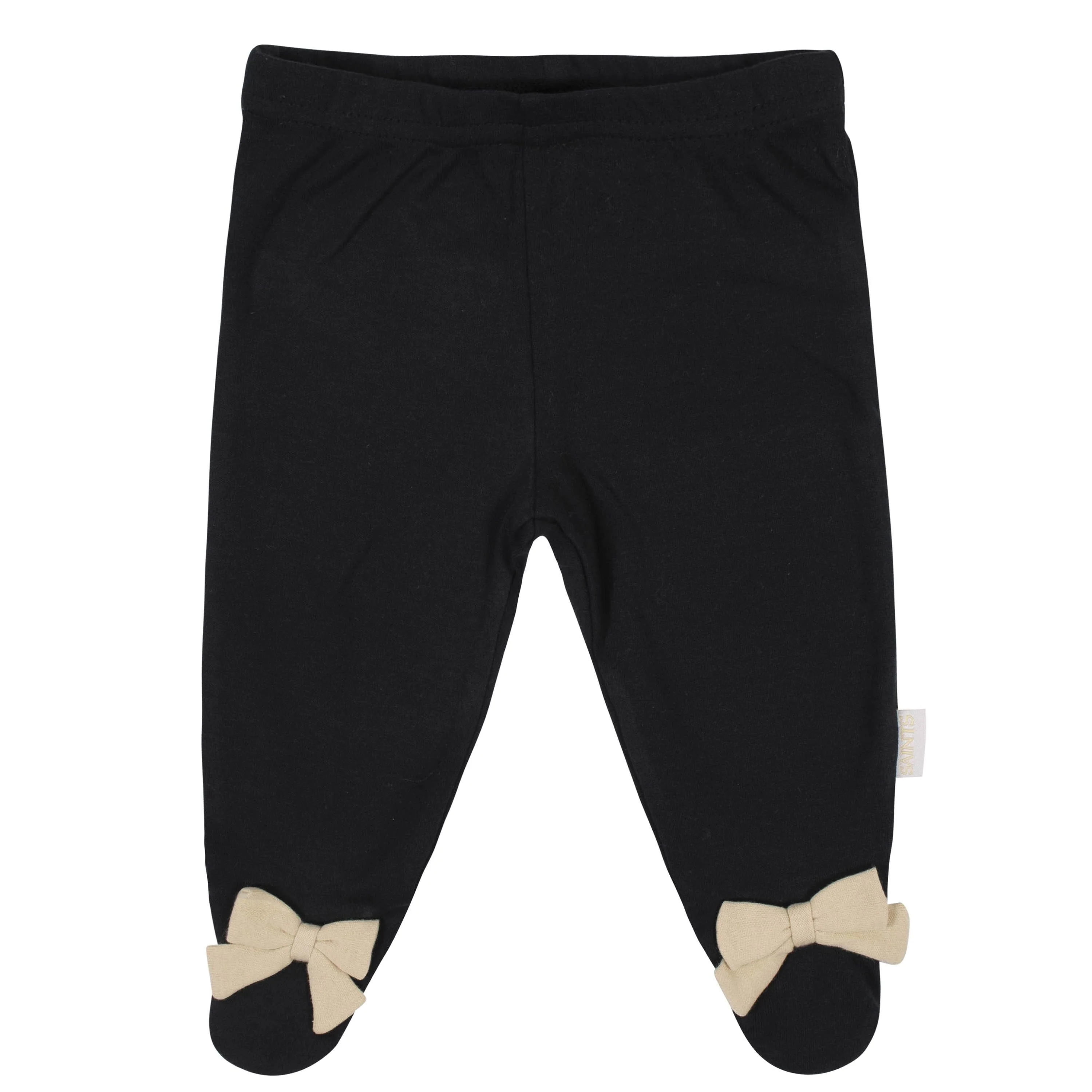 Baby Girls New Orleans Saints 3-Piece Bodysuit, Footed Pant, and Cap Set - Image 3