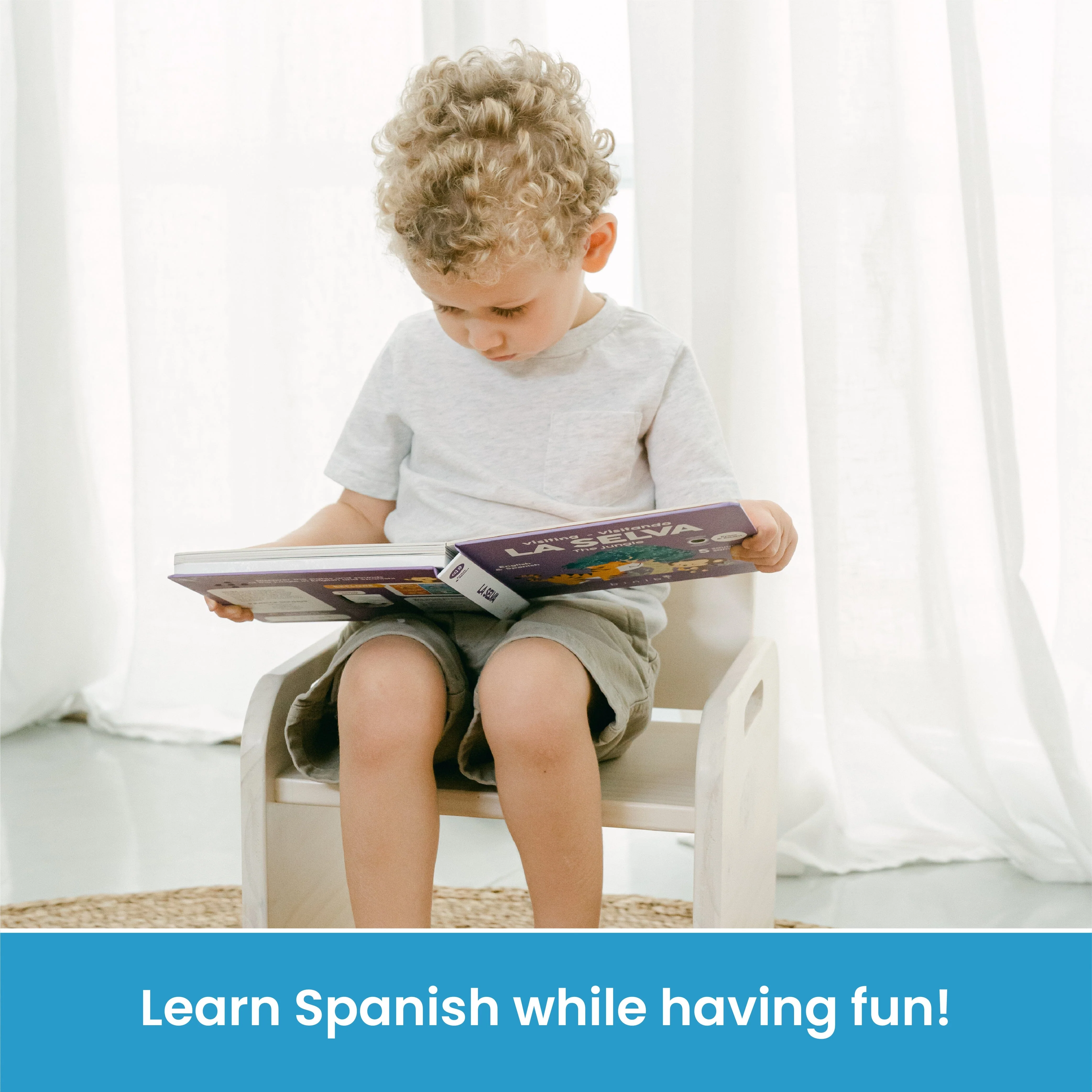 "Visiting- Visitando La Selva" Bilingual Sound Book - Image 4