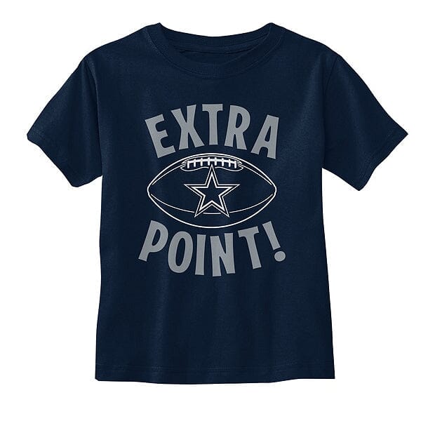 Toddler Dallas Cowboys "Extra Point" Short Sleeve Tee