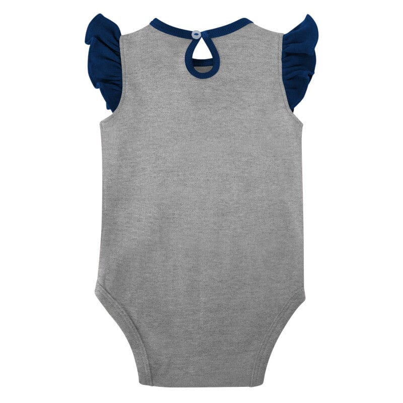 2-Pack Baby Girls Dallas Cowboys Short Sleeve Ruffled Bodysuits - Image 5