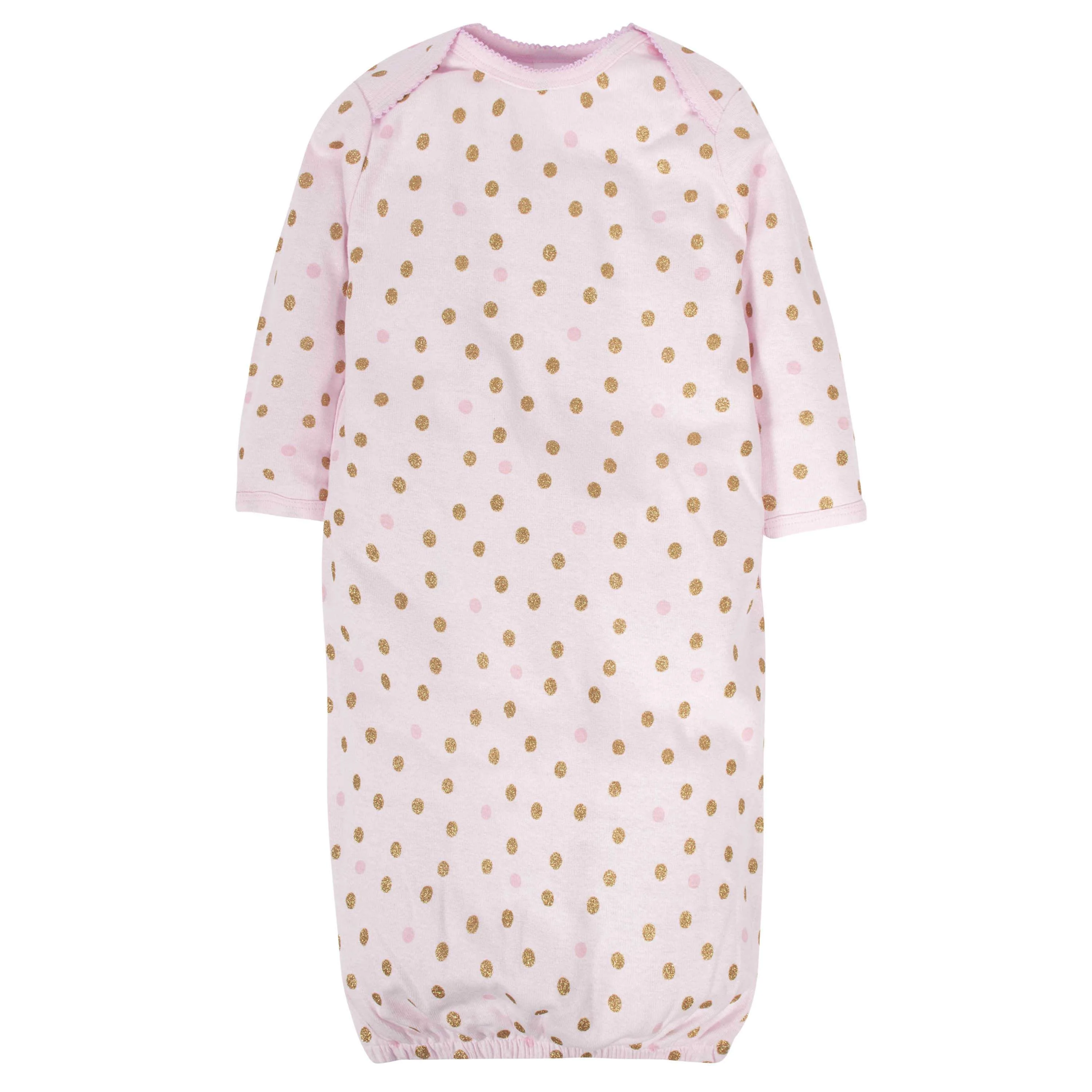 4-Pack Baby Girls Castle Lap Shoulder Gowns - Image 3