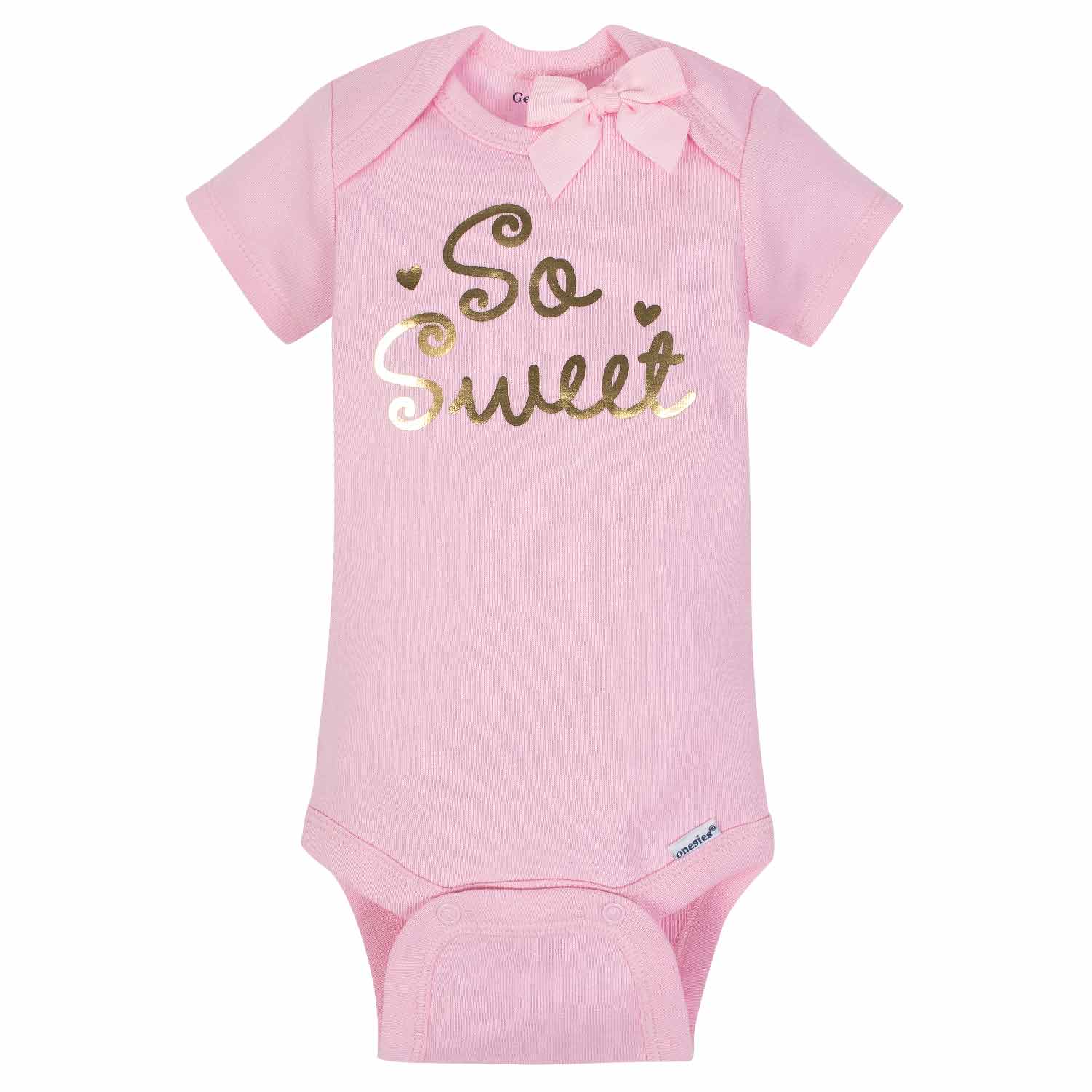 5-Pack Girls Princess Short Sleeve Onesies® Bodysuits - Image 5