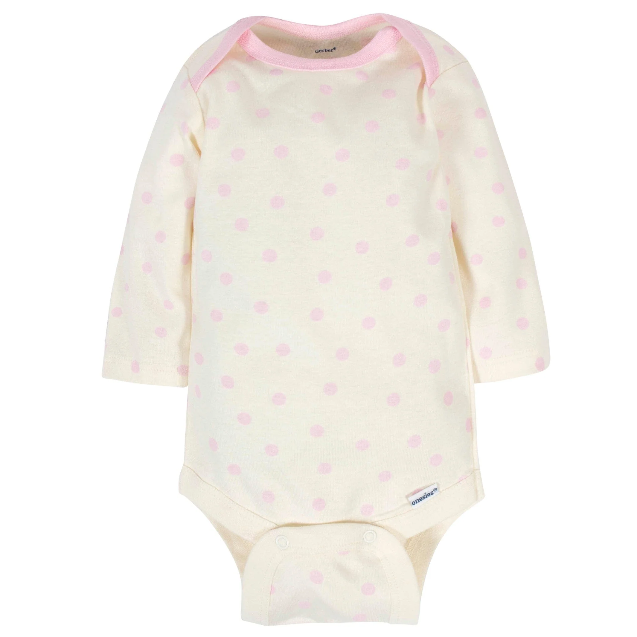 6-Pack Baby Girls Bunny Long Sleeve Onesies® Bodysuits - Image 2