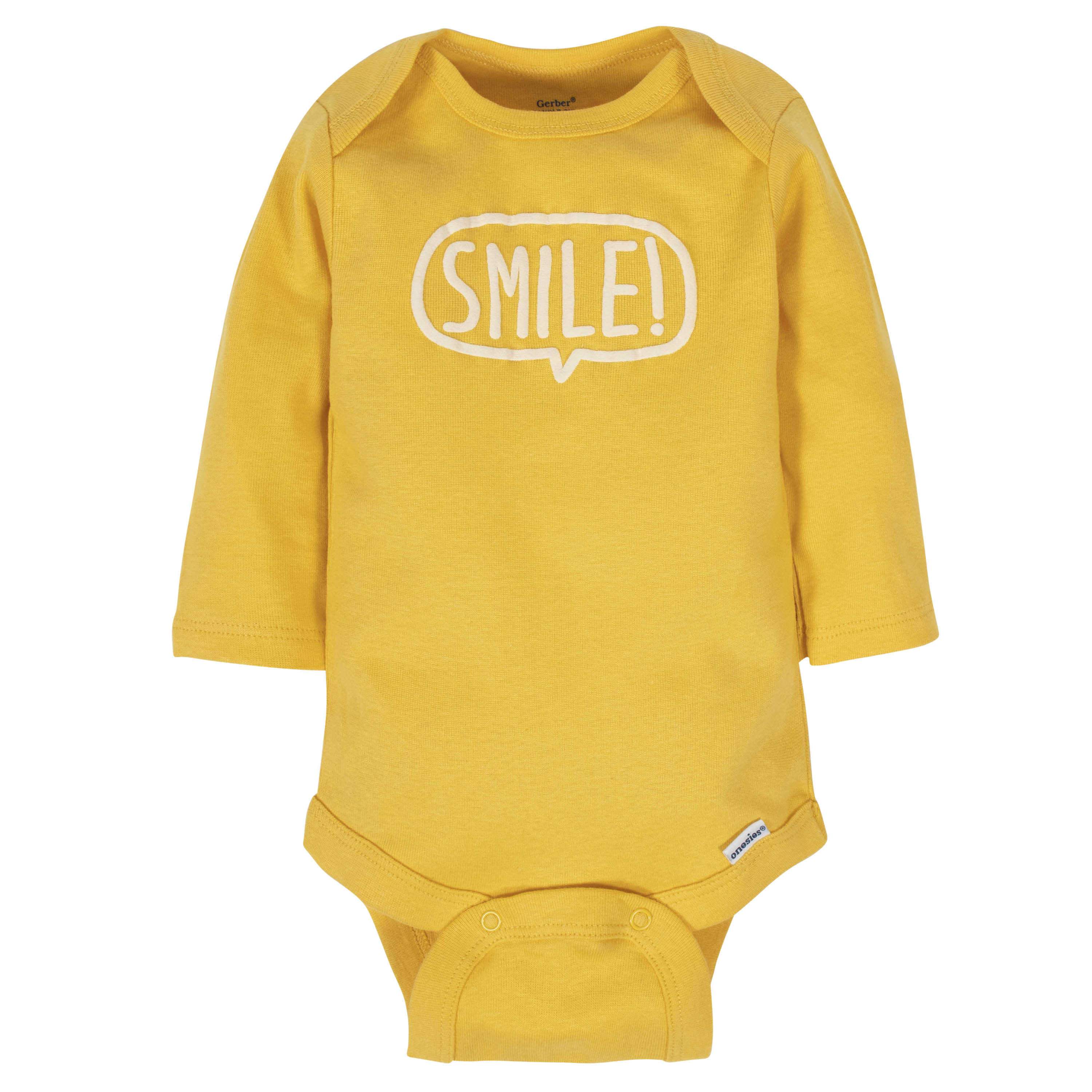 6-Pack Baby Boys Fox Long Sleeve Onesies® Bodysuits - Image 3