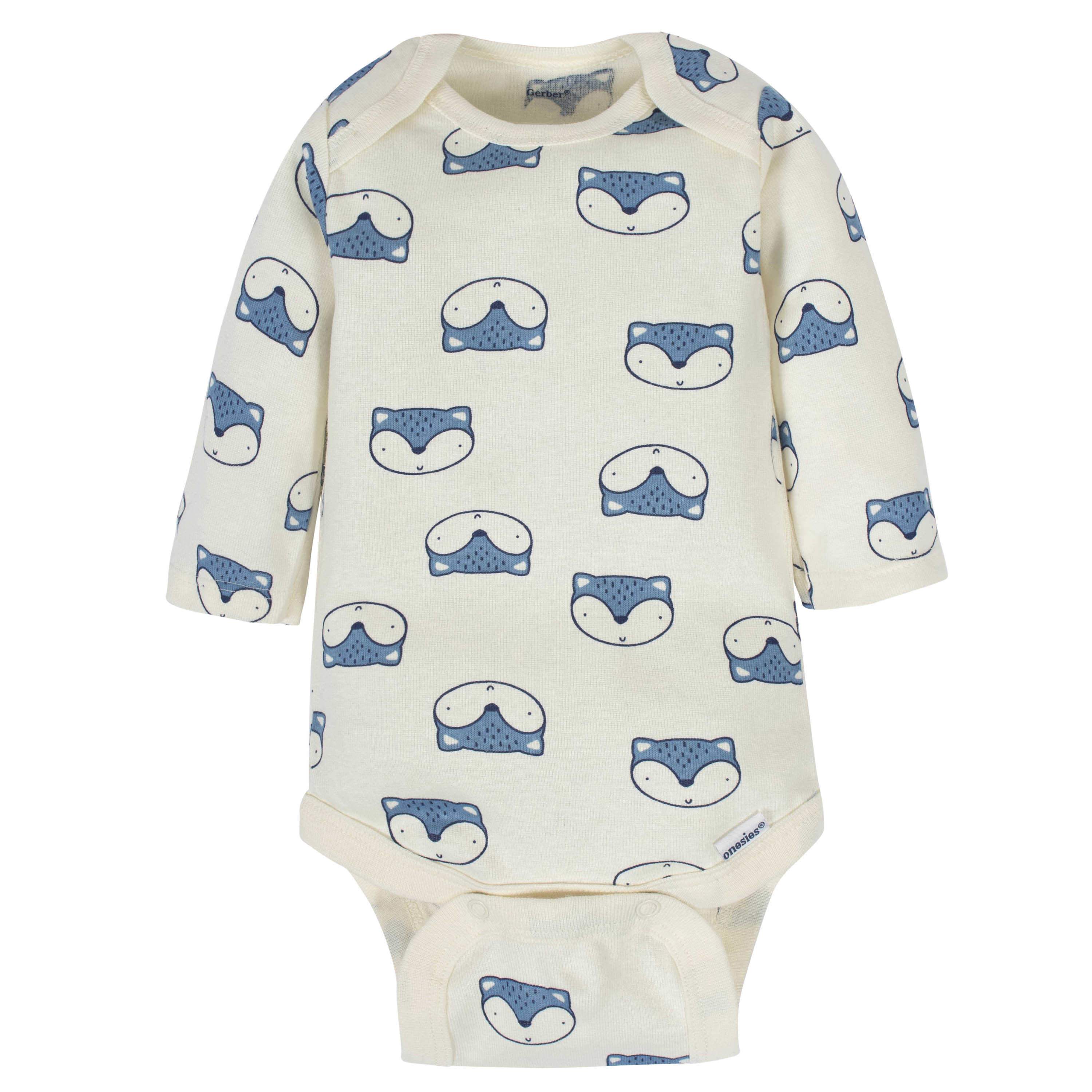 6-Pack Baby Boys Fox Long Sleeve Onesies® Bodysuits - Image 6