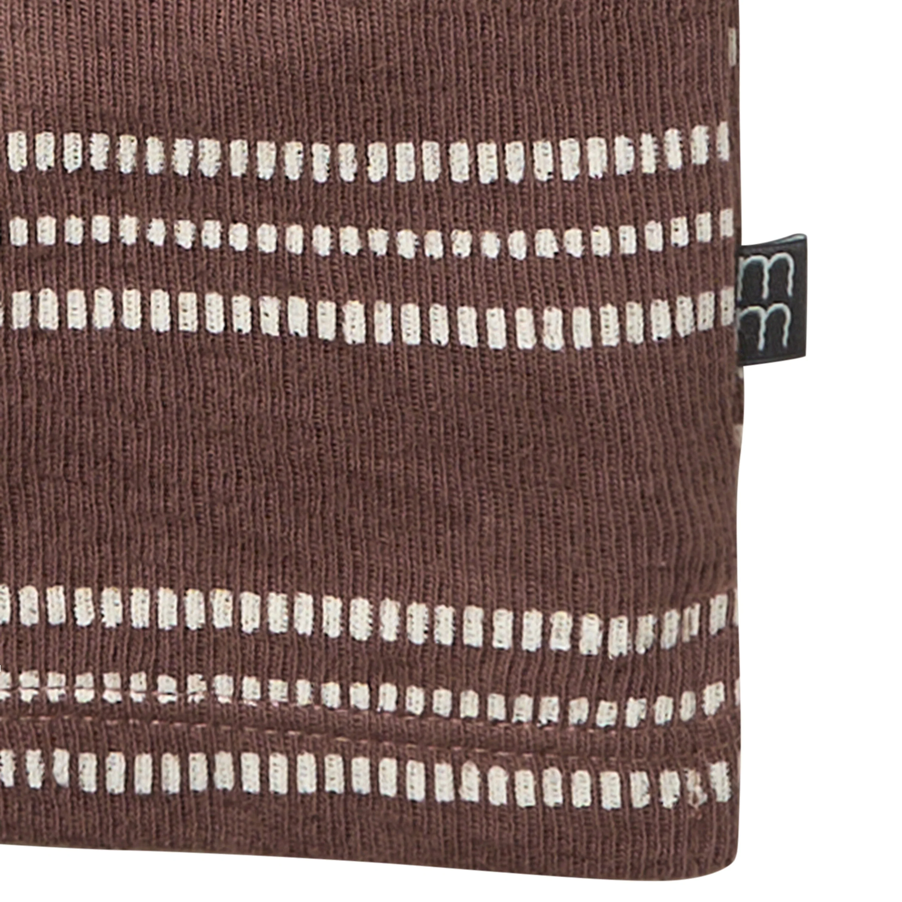 2-Piece Infant & Toddler Boys Brown Collar Top & Harem Shorts Set - Image 6