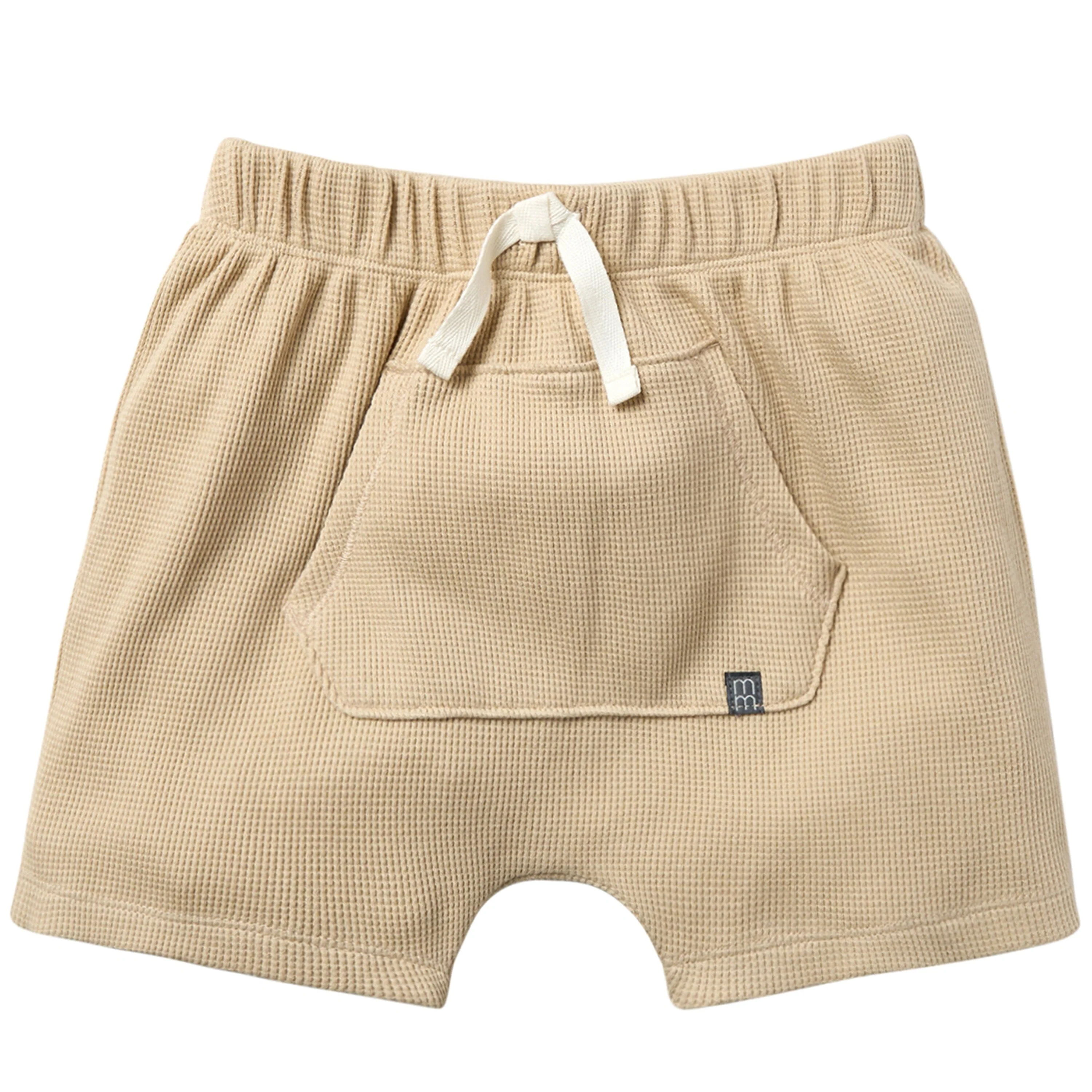 2-Piece Infant & Toddler Boys Brown Collar Top & Harem Shorts Set - Image 7