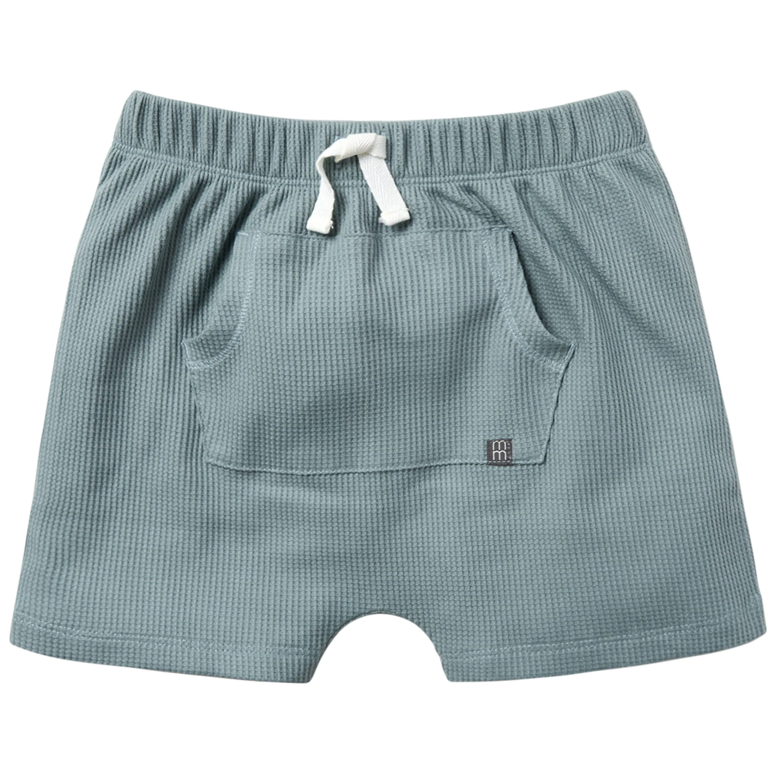 2-Piece Infant & Toddler Boys Ivory Stripe Collar Top & Harem Shorts Set - Image 7
