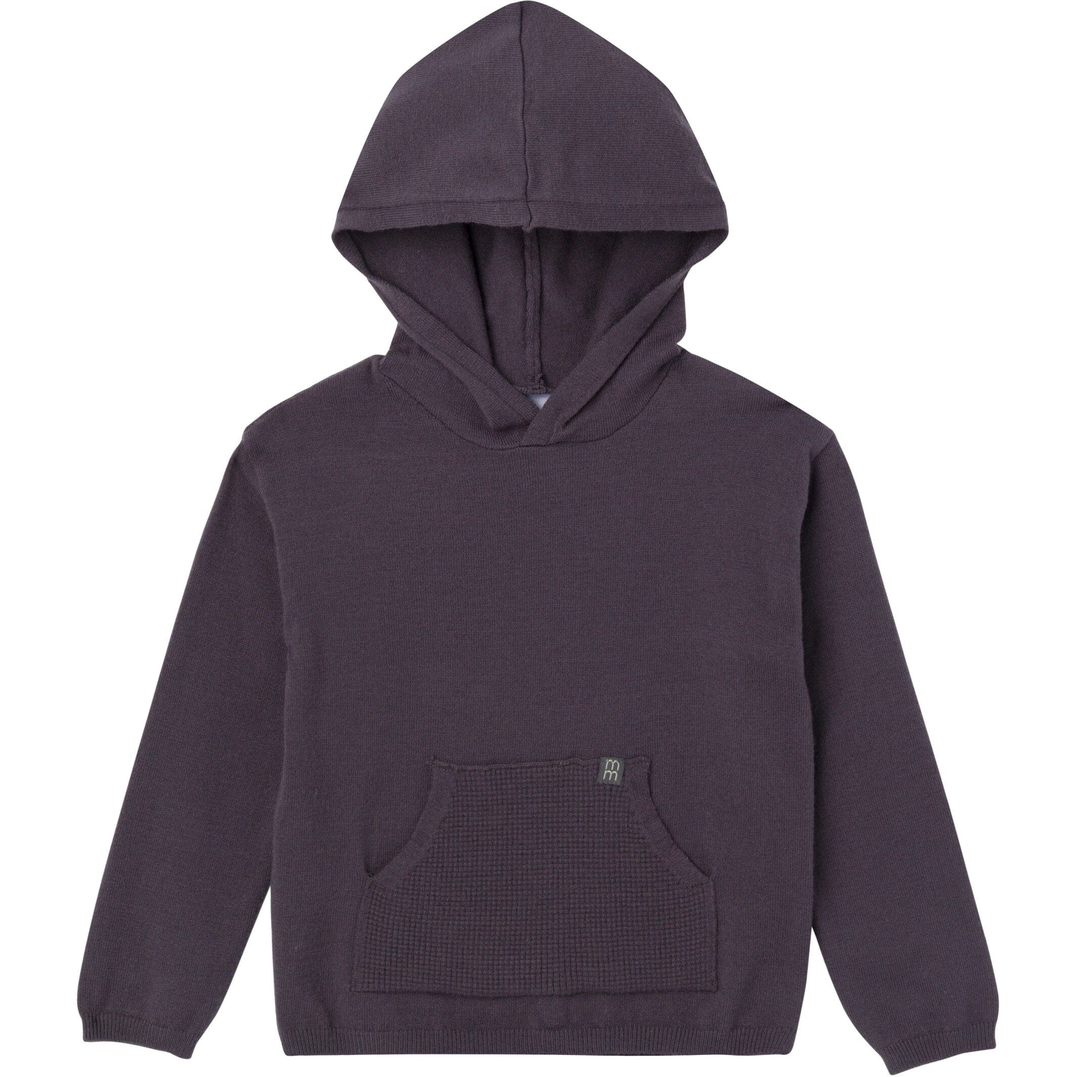 2-Piece Infant & Toddler Dark Grey Hooded Waffle Top and Legging Viscose Set - Image 4
