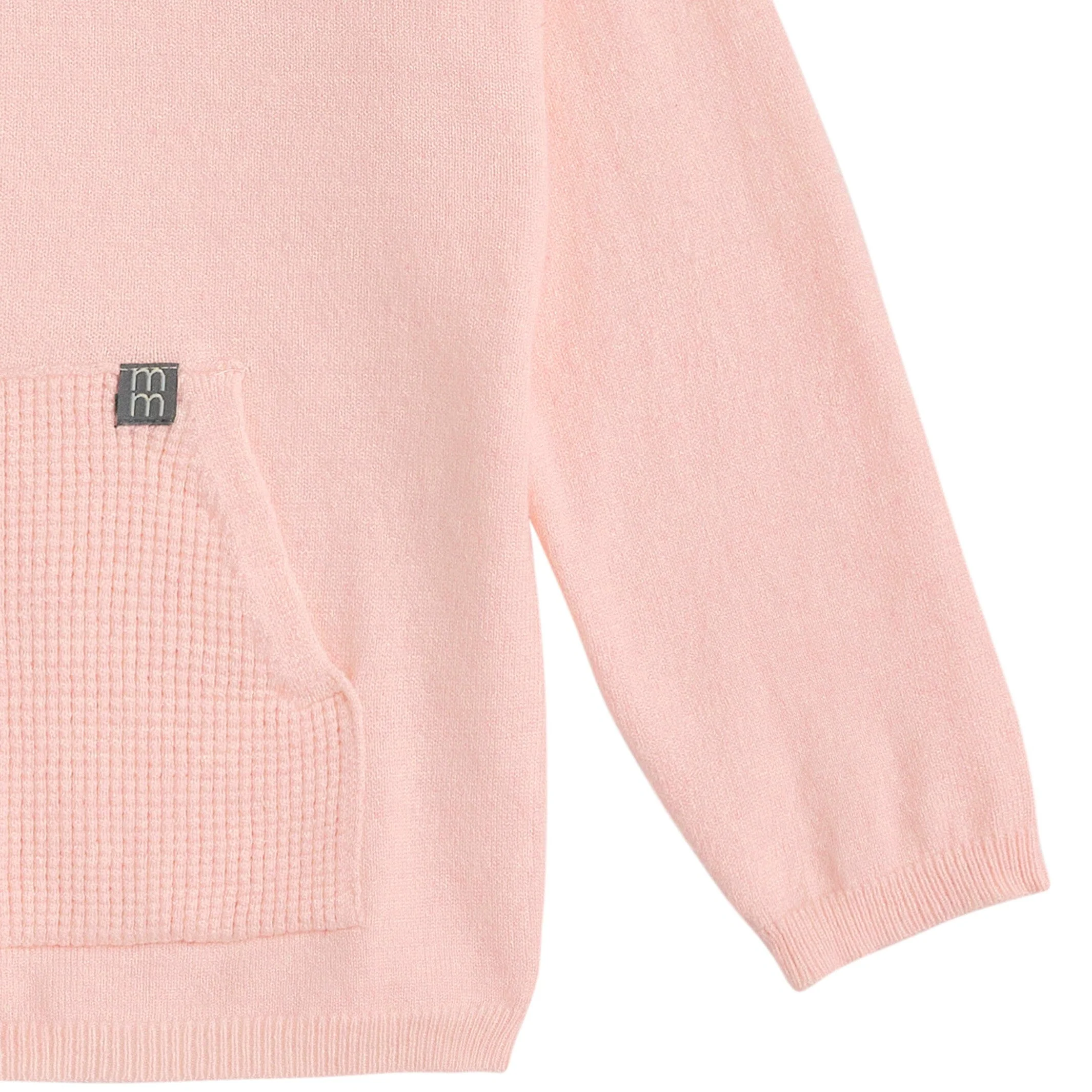 Mommy & Me 2-Piece Pink Hooded Waffle Viscose Top & Legging Bundle - Image 4