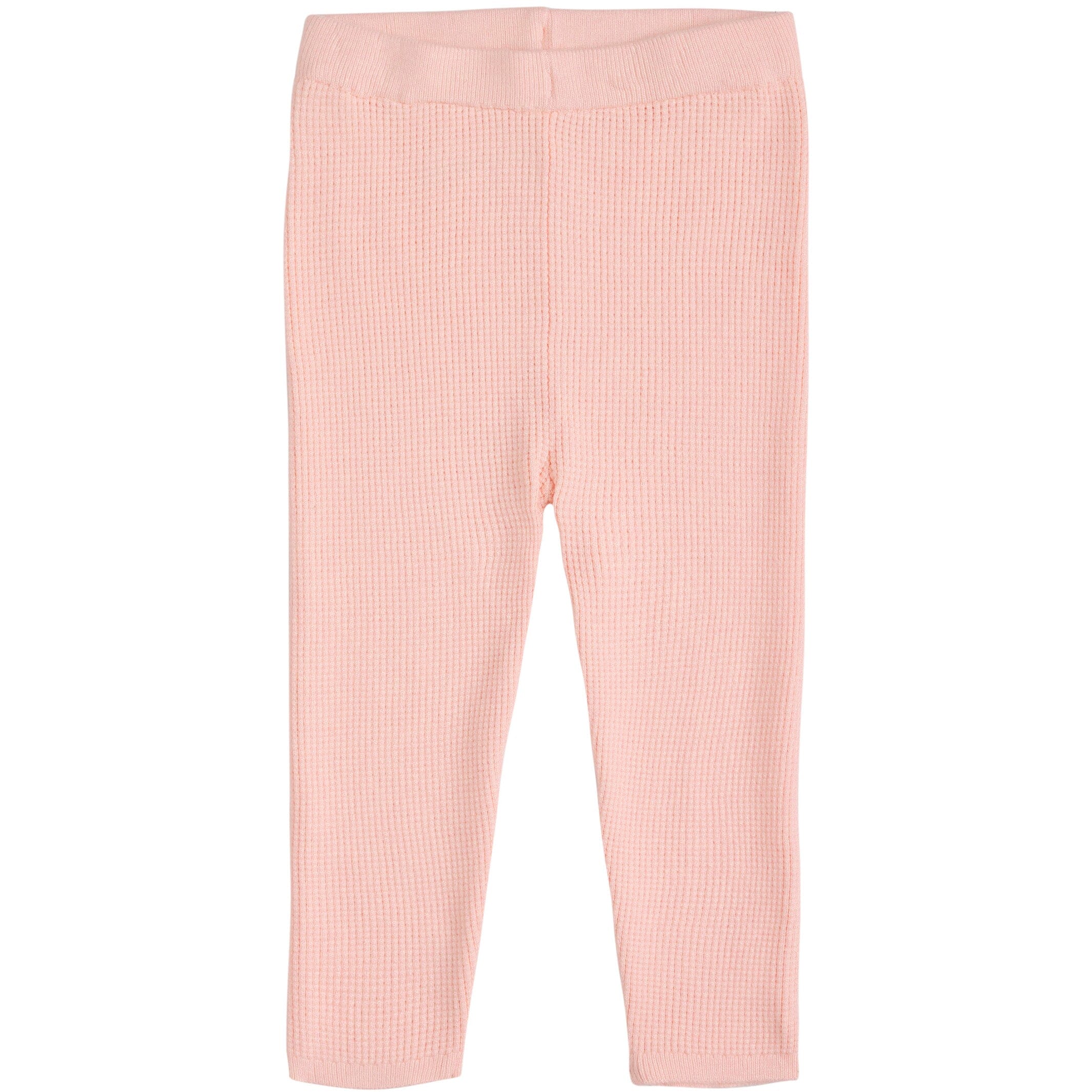 Mommy & Me 2-Piece Pink Hooded Waffle Viscose Top & Legging Bundle - Image 6