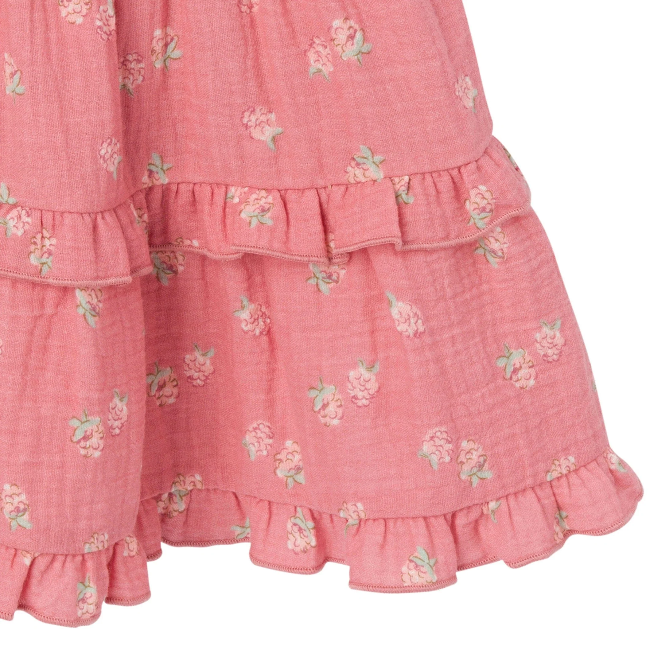 Mommy & Me Pink Raspberries Gauze Dresses Bundle - Image 4