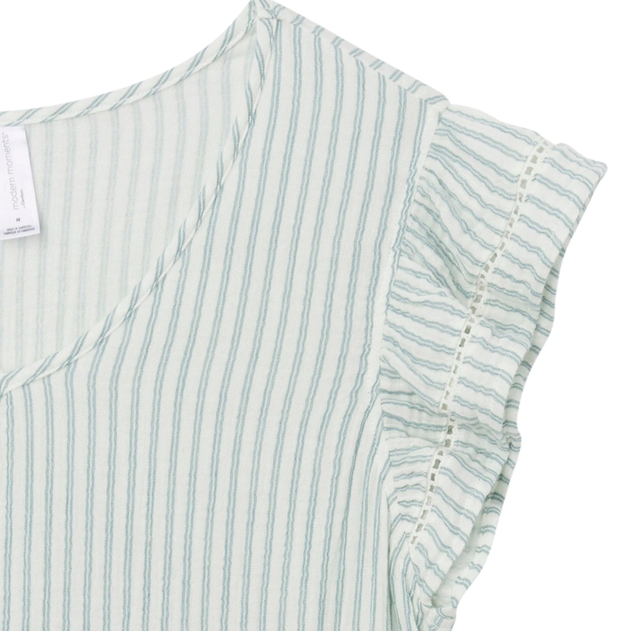 Mommy & Me Teal Stripe Gauze Dresses Bundle - Image 5