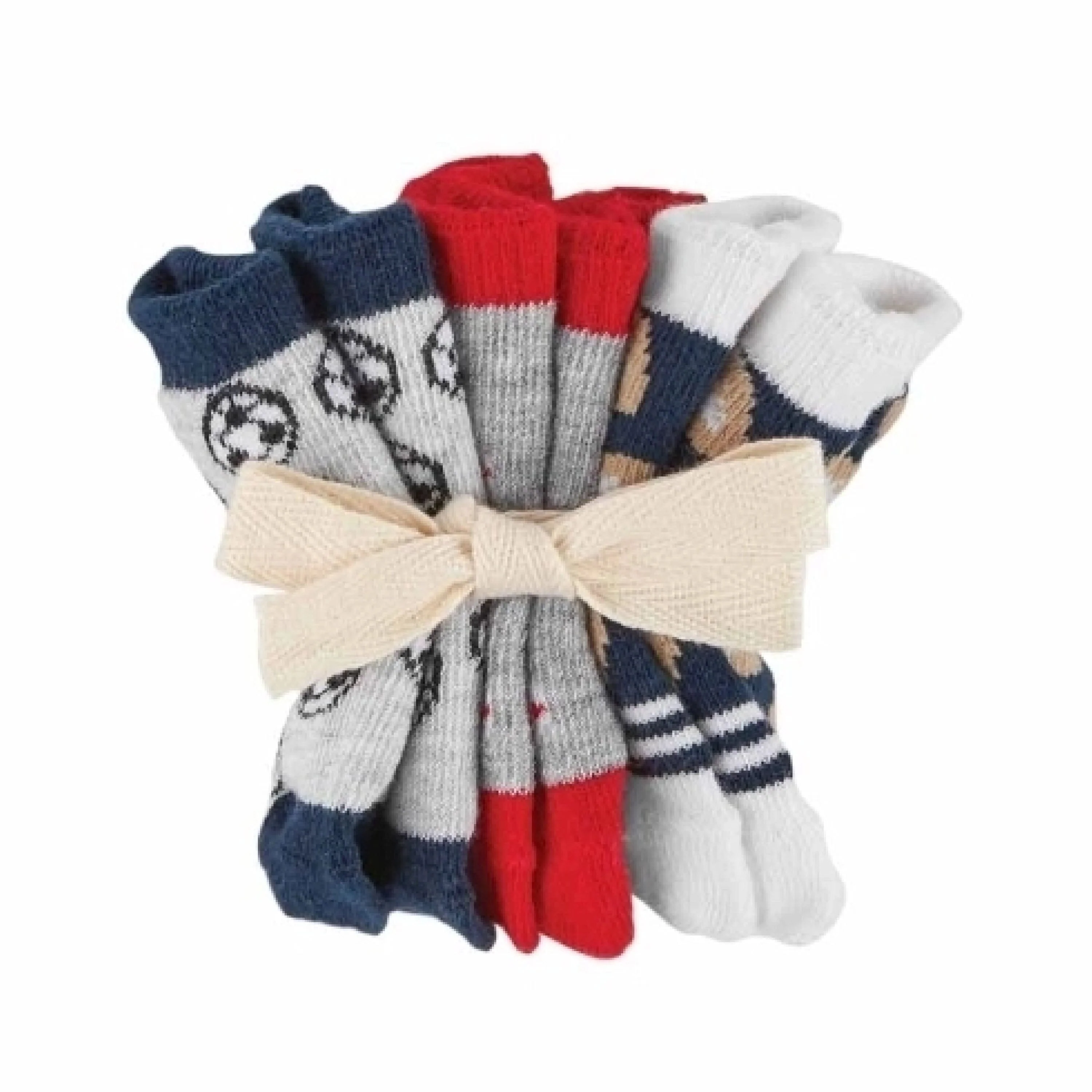 Mud Pie 3-Pack Baby Sports Socks - Image 2