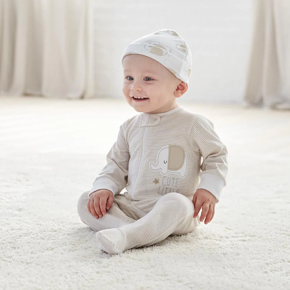 5-Pack Neutral Elephant Caps - Image 2