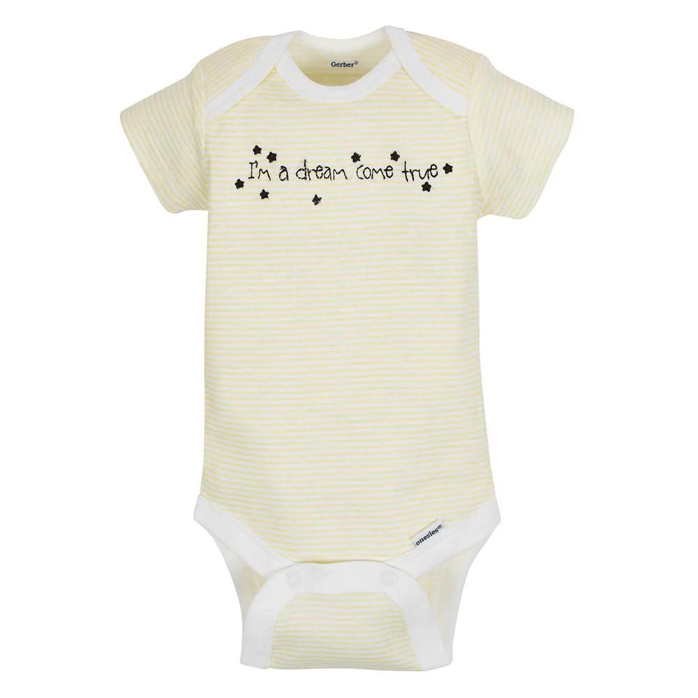 5-Pack Short Sleeve Clouds Onesies® Bodysuits - Image 4