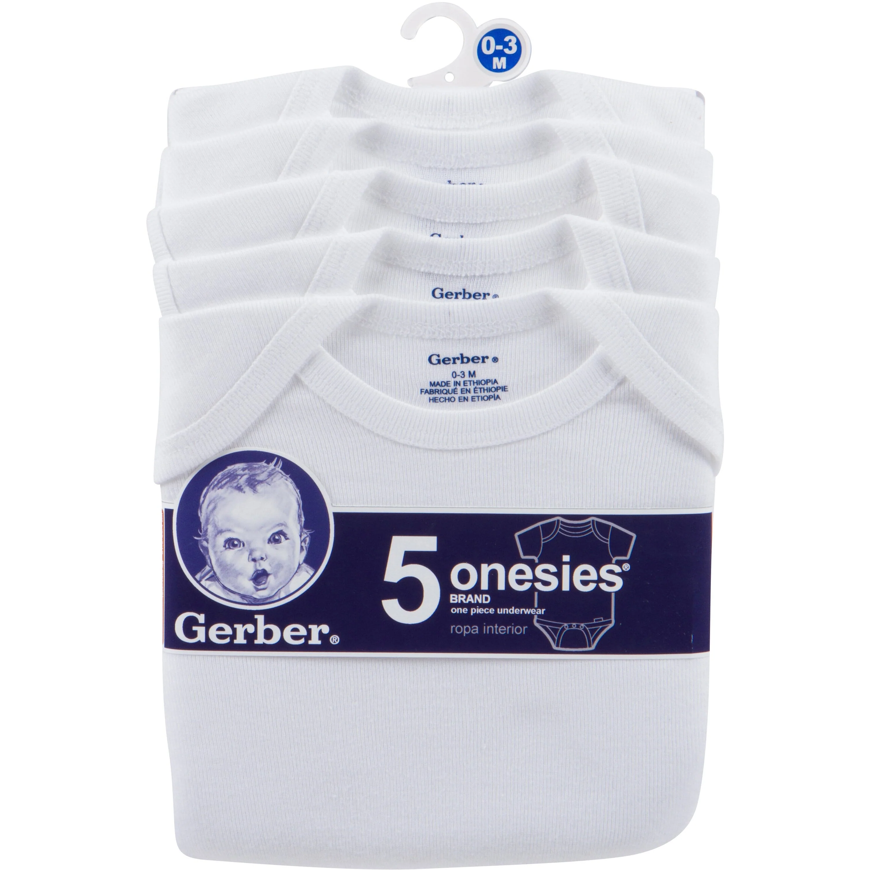 5-Pack Short Sleeve Onesies® Bodysuits - Image 3
