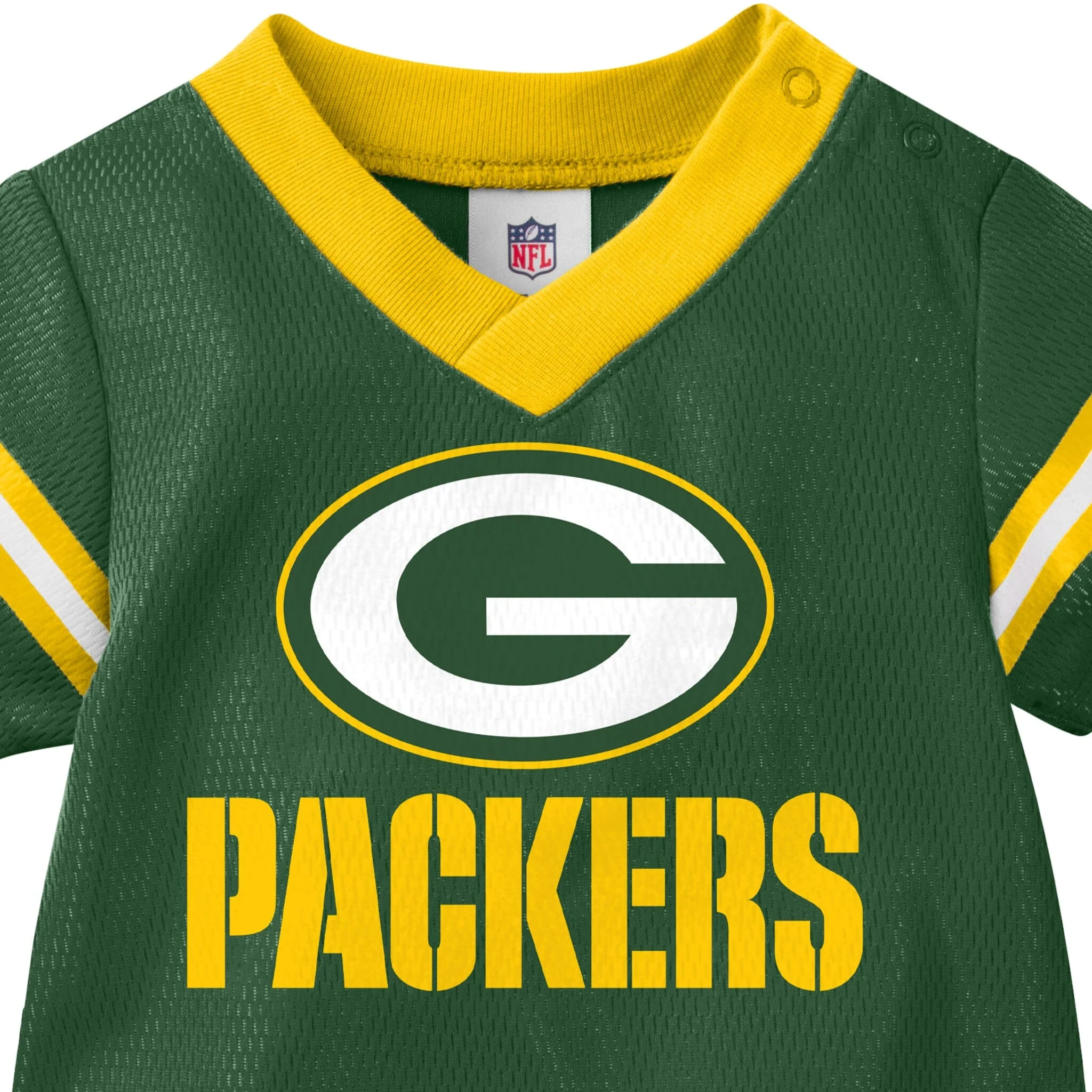 Baby Boys Green Bay Packers Jersey Bodysuit - Image 4