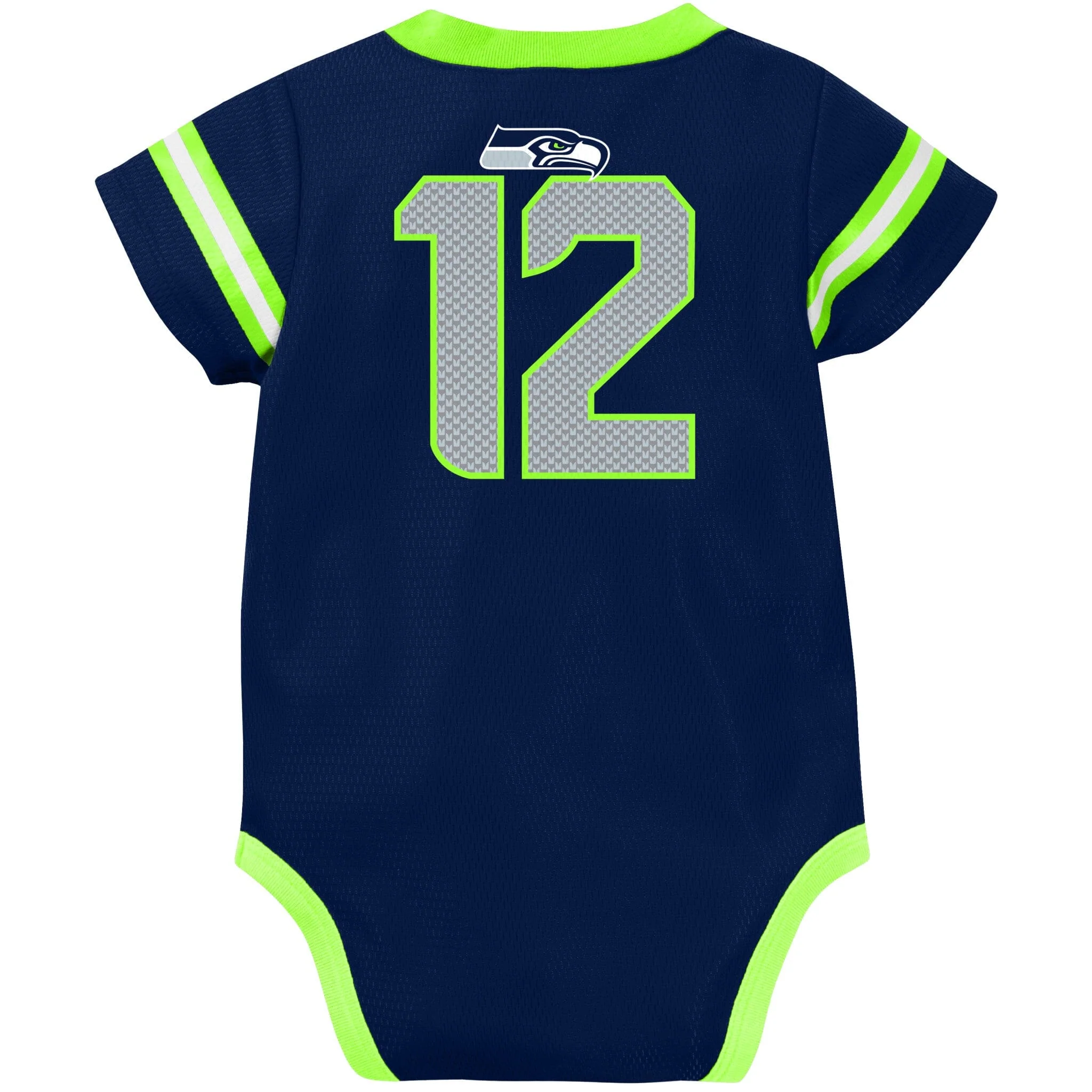 Baby Boys Seattle Seahawks Jersey Bodysuit - Image 5